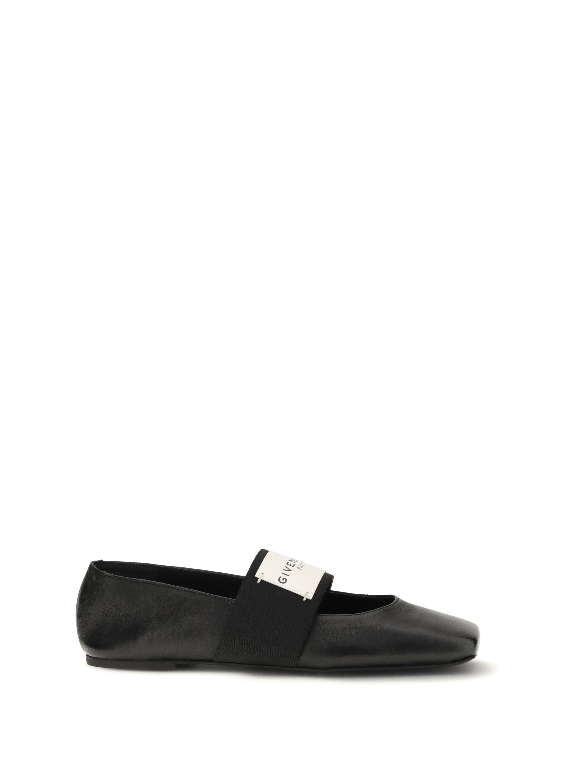 Givenchy Leather Sliced Square Ballerinas Size US 6 / IT 36 - 1 Thumbnail