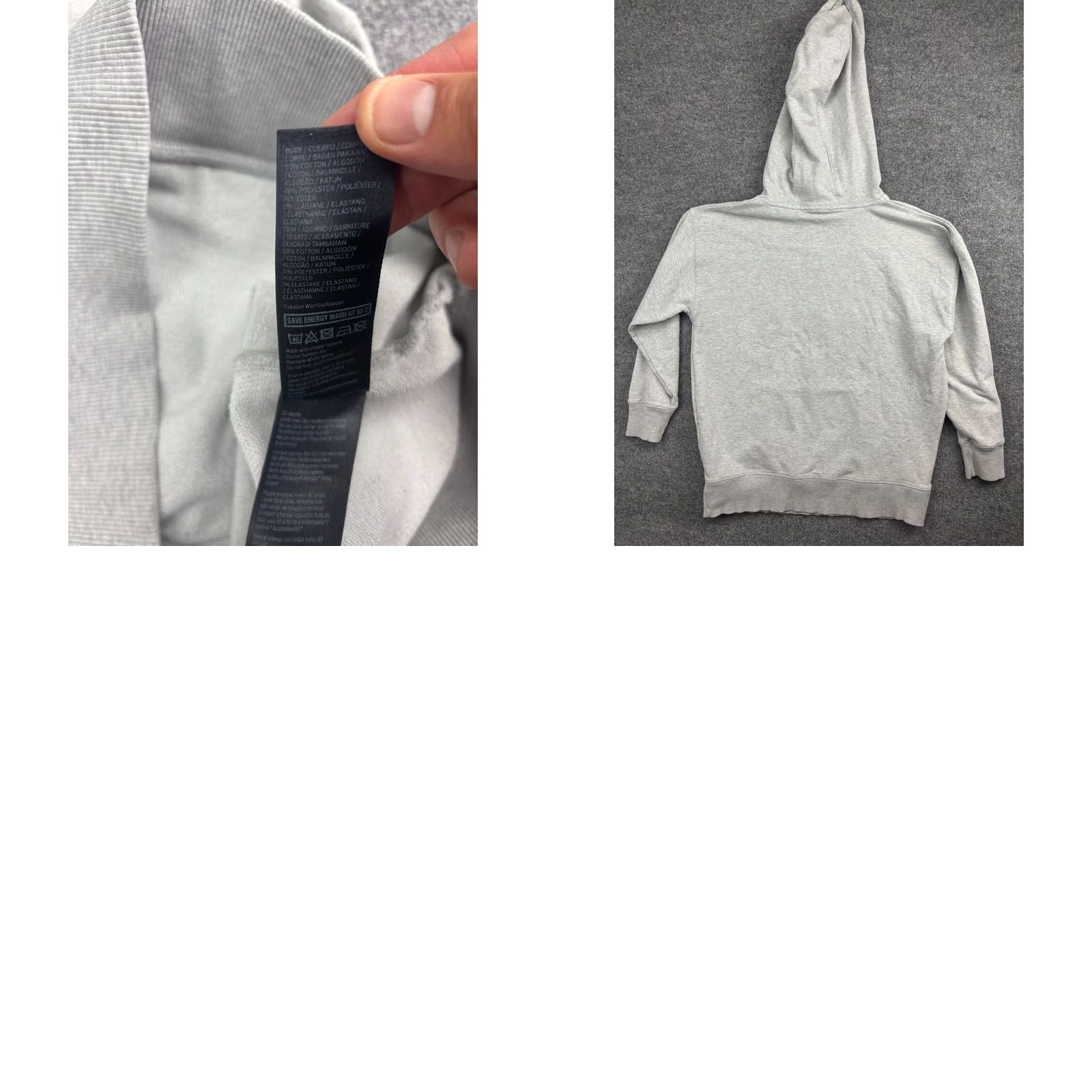 Ivy Park VINTAGE? Ivy Park Adidas Hoodie Women's M Gray Pullover Sweatshirt BIG LOGO Size M / US 6-8 / IT 42-44 - 8 Thumbnail
