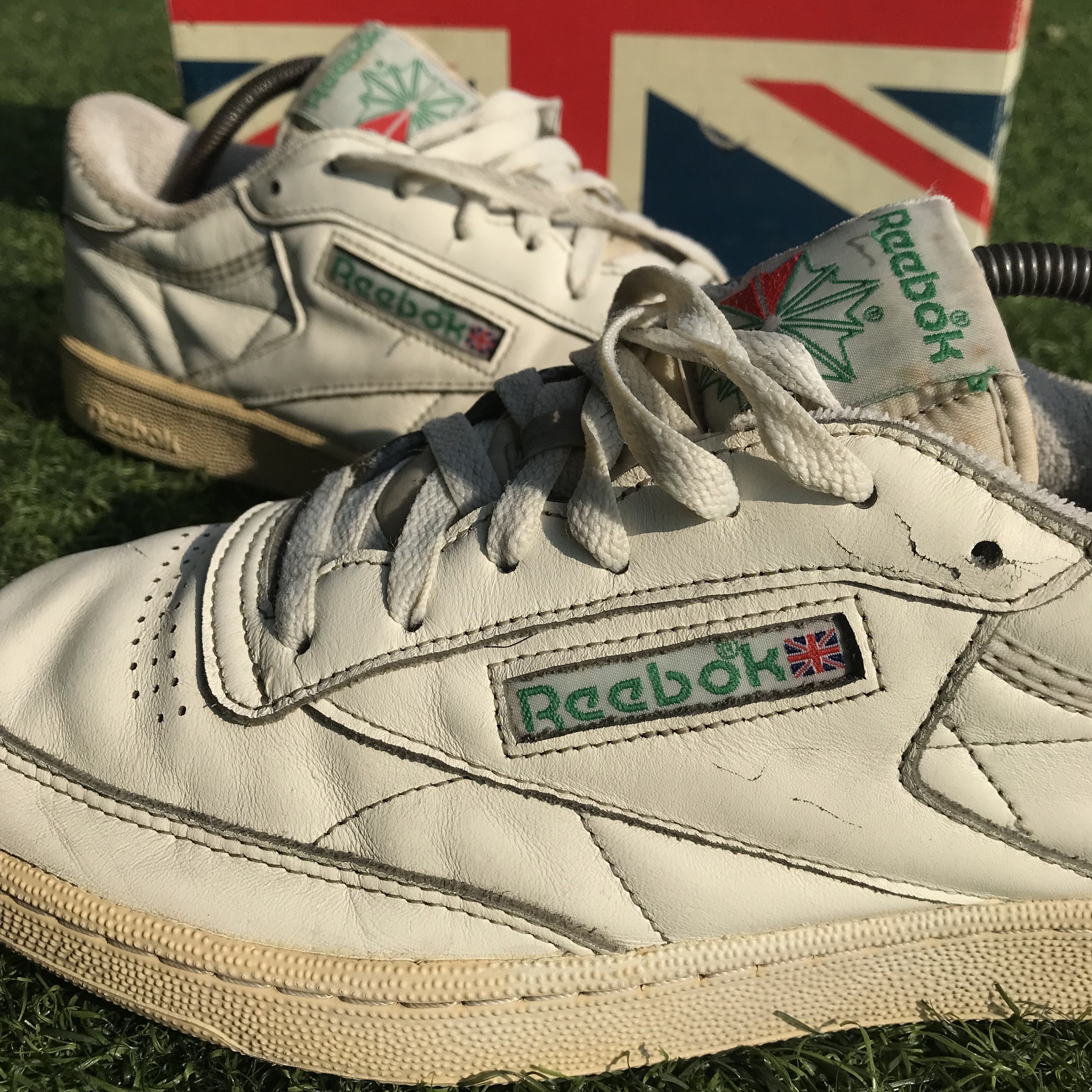 Reebok Vintage Reebok C85 TV Reebok Club C 85 TV Intense Vintage Size US 11 / EU 44 - 8 Thumbnail