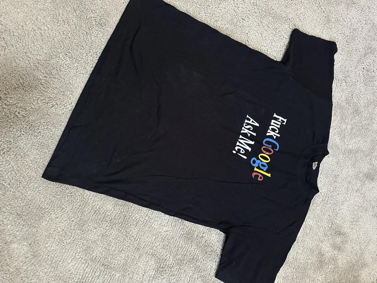 The Unbranded Brand F*ck Google Ask Me Vintage Humor Funny tee Sz XXL Size US XXL / EU 58 / 5 - 3 Thumbnail