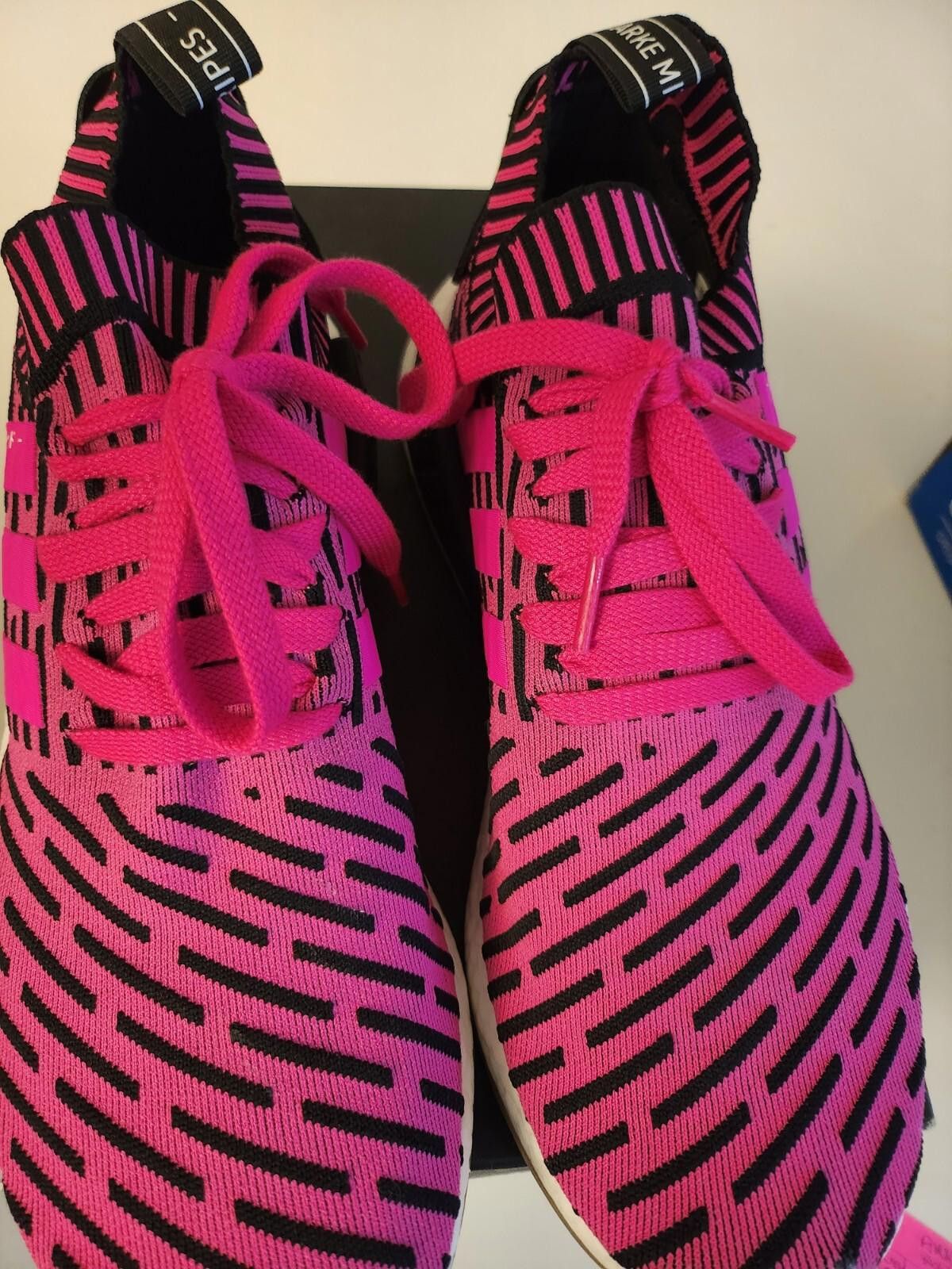 Adidas Adidas NMD R2 Primeknit Japan Shock Pink Athletic Shoe 10.5 Size US 10.5 / EU 43-44 - 7 Thumbnail