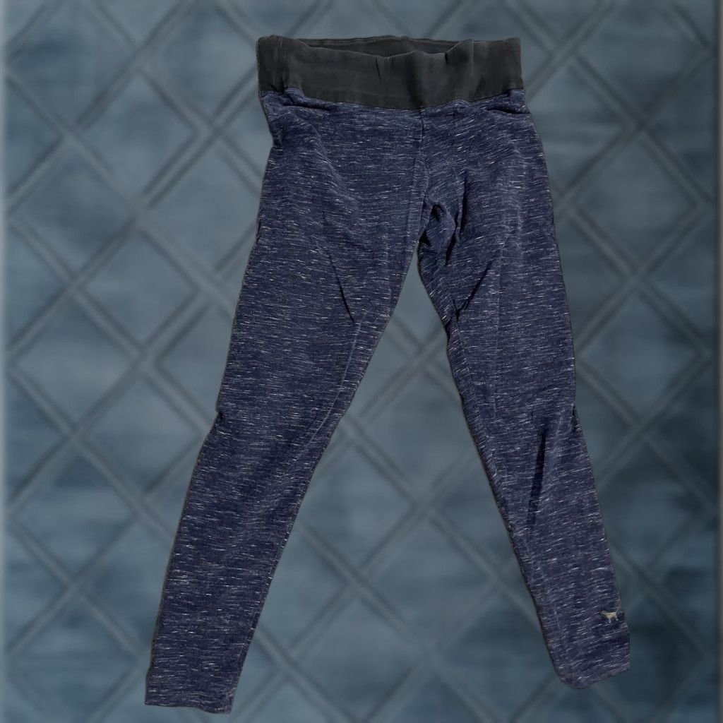 Victoria's Secret Victoria's Secret black Leggings Gym Victoria Sz Medium Blue Size 32" / US 10 / IT 46 - 1 Thumbnail