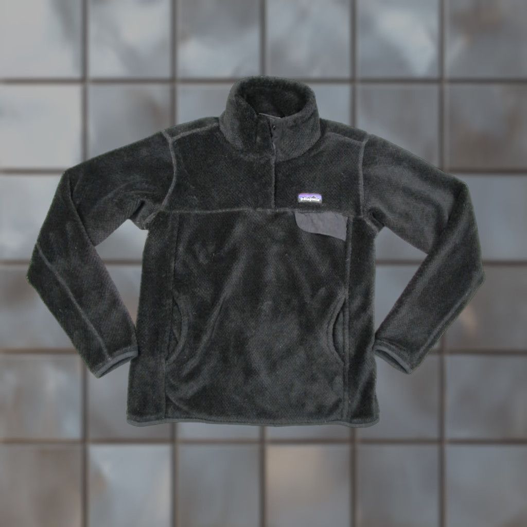 Patagonia Patagonia Jacket Womens Medium Black Re-Tool Snap T Fleece Pullover Outdoor Hike Size M / US 6-8 / IT 42-44 - 1 Thumbnail
