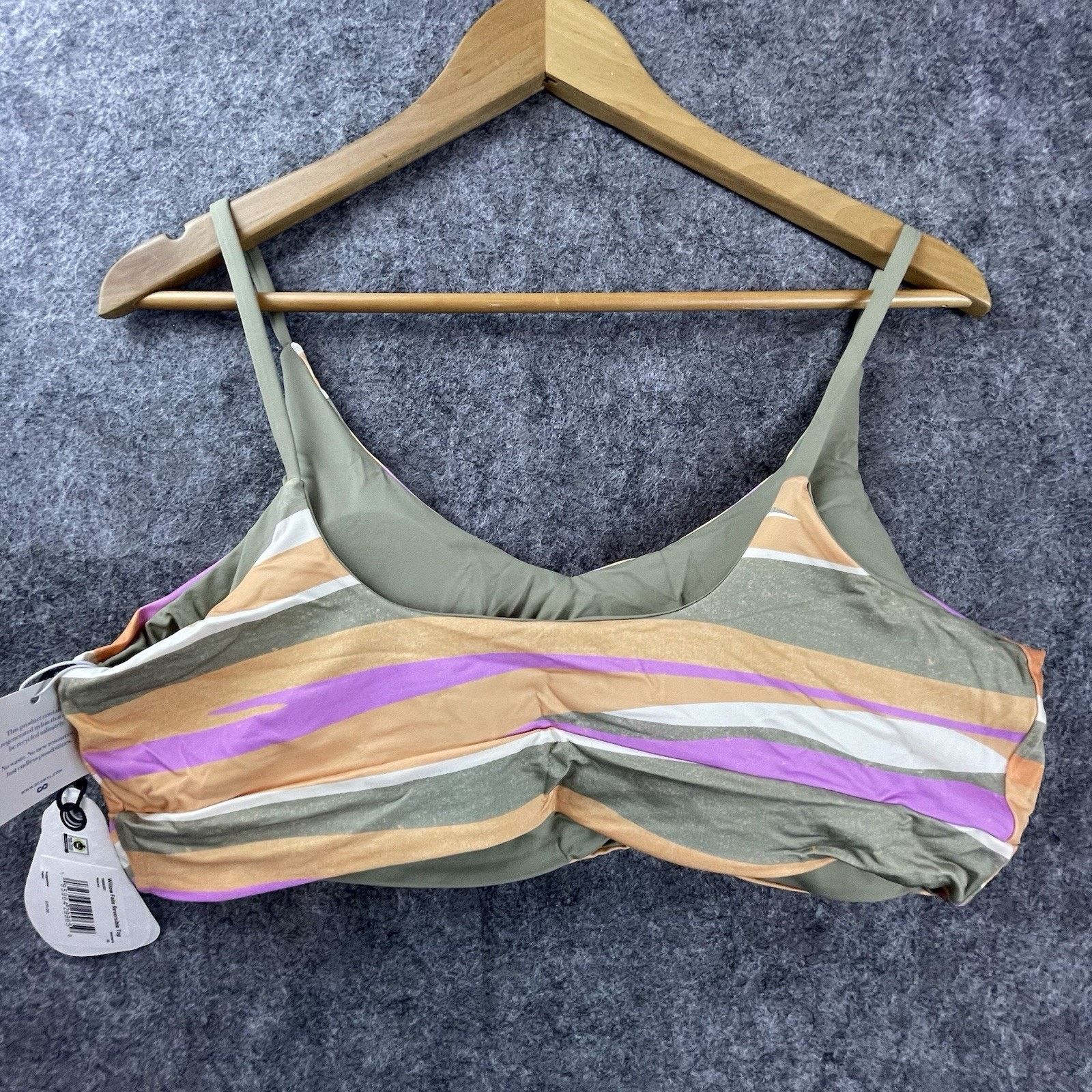 Prana Prana Bikini Top Womens XL Willow Falls Reversible Waves Size XL / US 12-14 / IT 48-50 - 4 Thumbnail