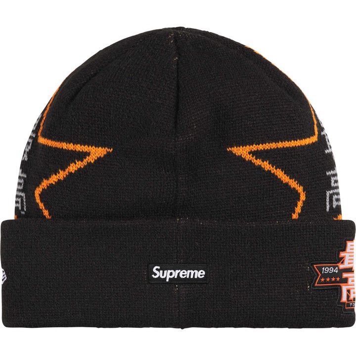 Supreme Supreme New Era Stars Beanie Black Size ONE SIZE - 5 Thumbnail