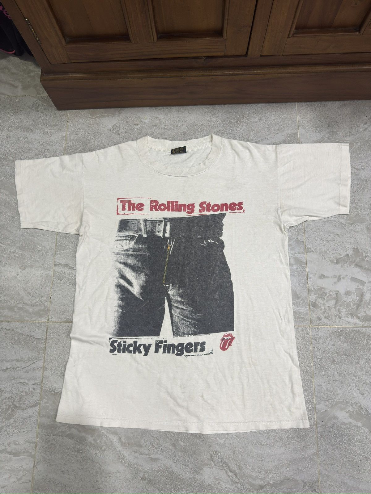 Other VINTAGE 90s ROLLING STONE T SHIRT Size US M / EU 48-50 / 2 - 4 Thumbnail