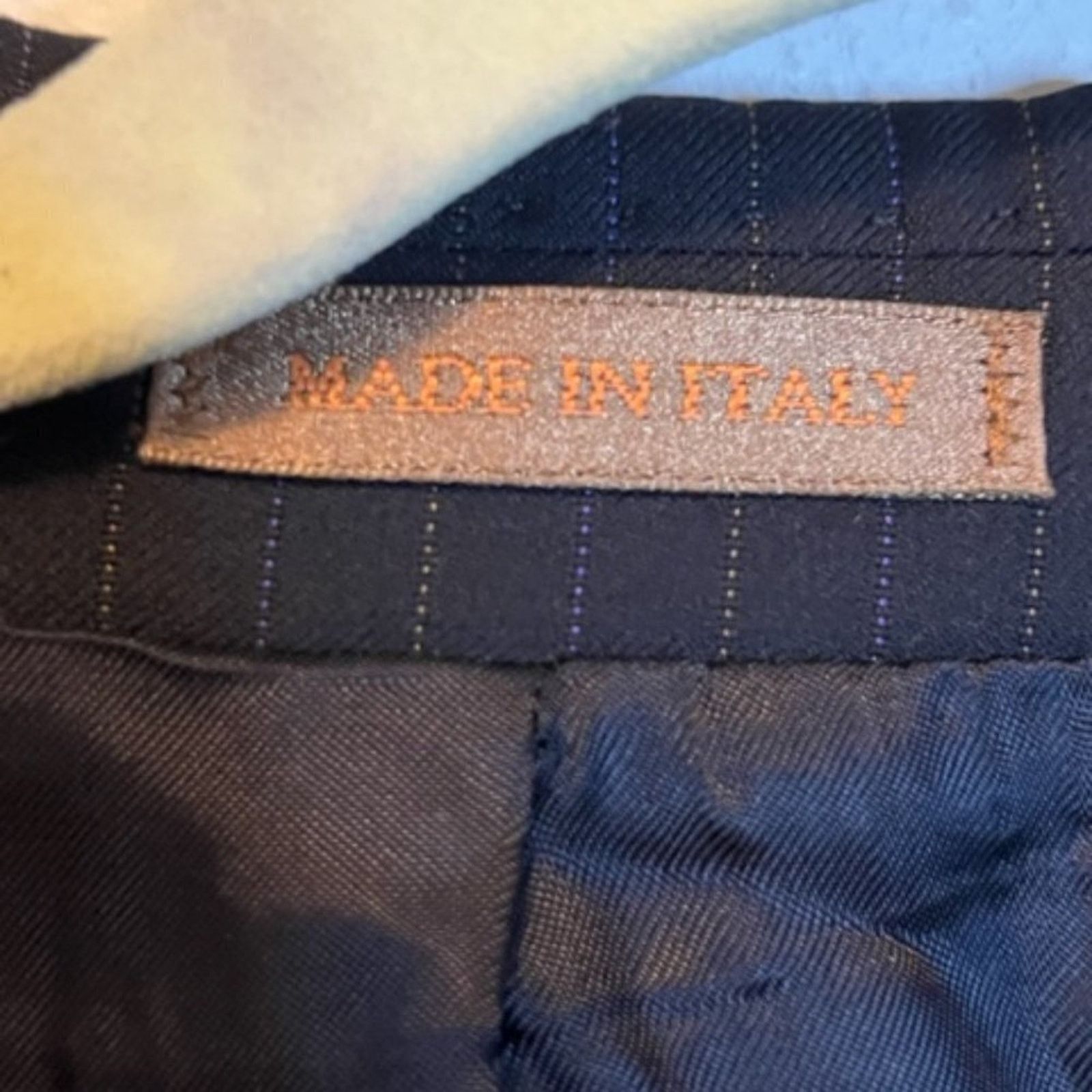 Angelo Nardelli Angelo Nardelli Jacket Men's 43/37 Blazer Pinstripe Black Size US S / EU 44-46 / 1 - 3 Thumbnail