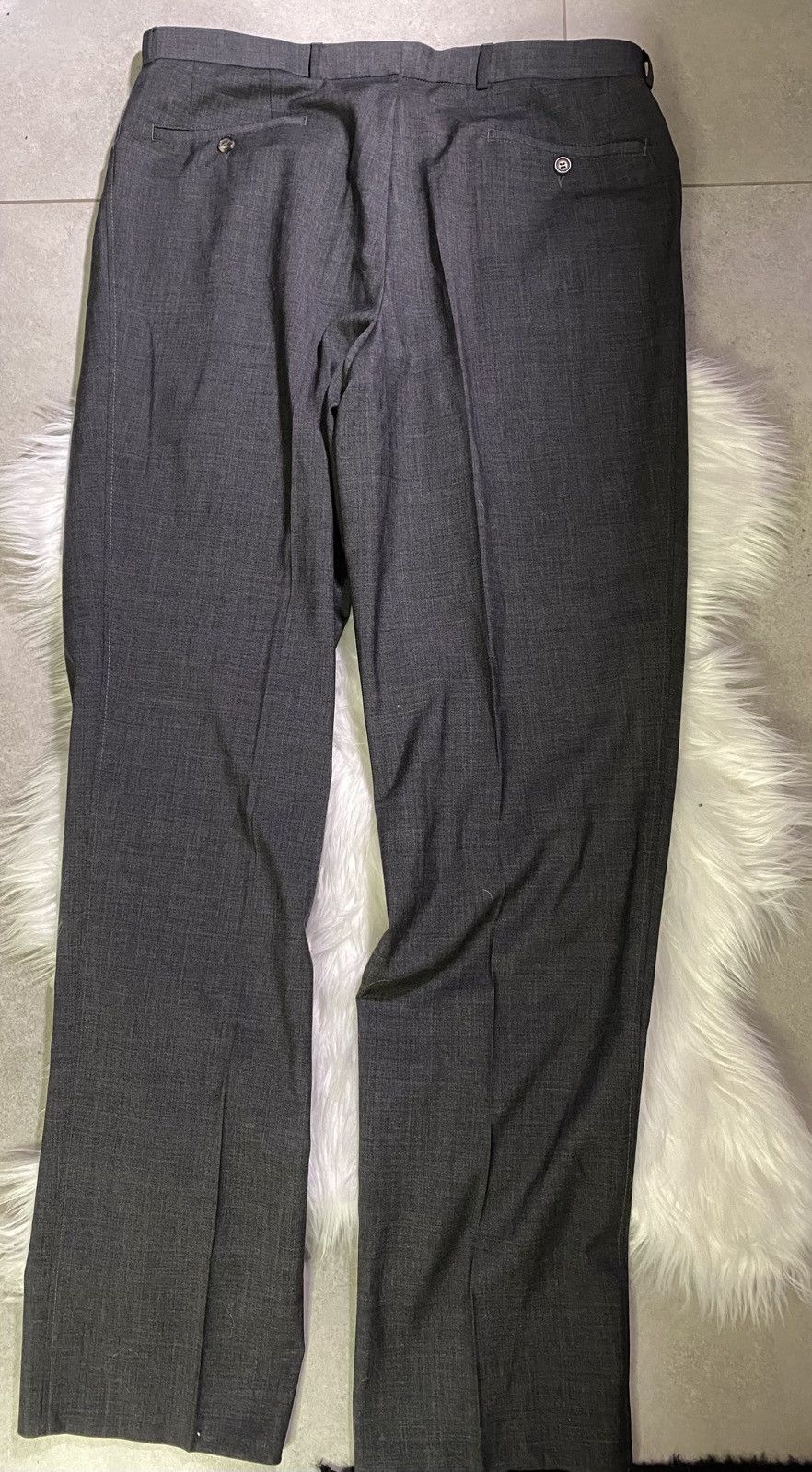 Other Rene Lazard Grey Wool Trousers | Made of 100% Wool Size 50R - 2 Thumbnail