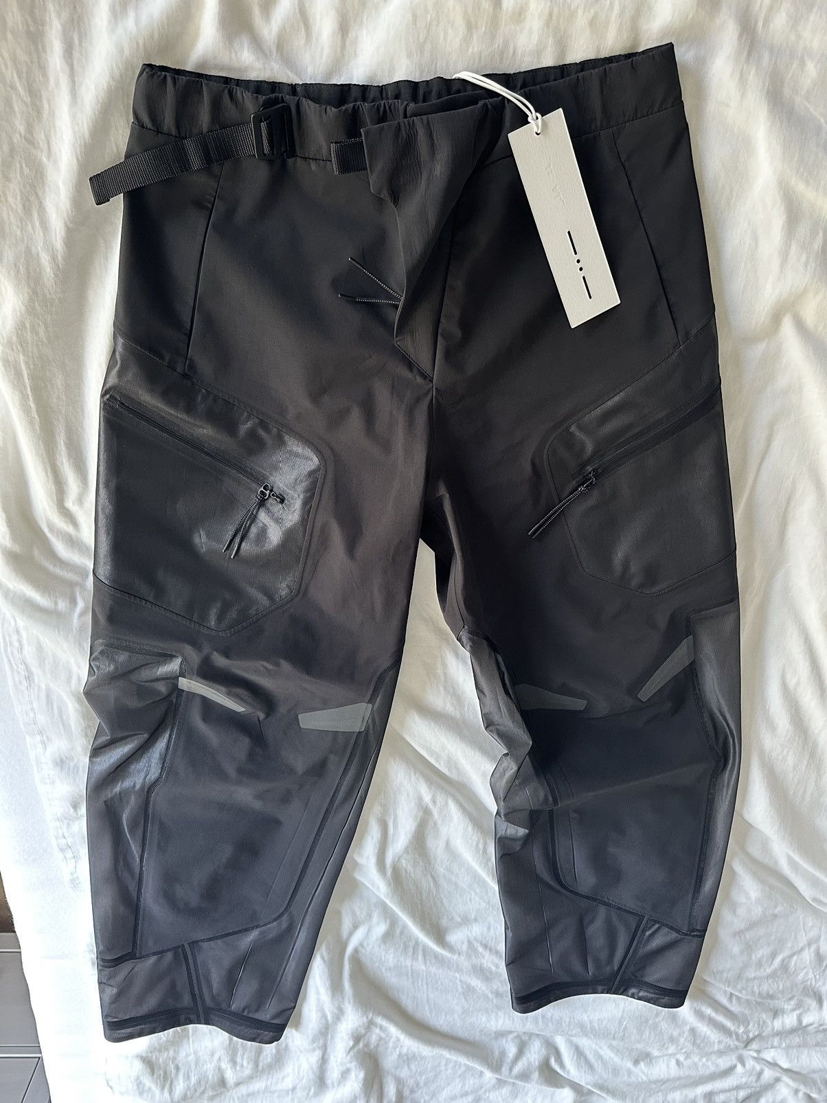 _J.L-A.L_ NEW Black Constructivism Cargo Pants Size US 30 / EU 46 - 4 Thumbnail