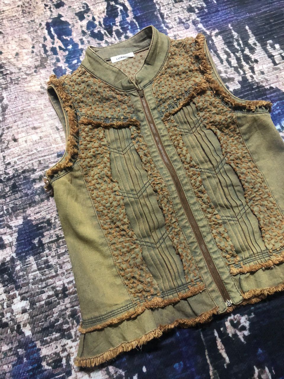 If Six Was Nine Rare Conrad Soft Denim Sleeveless Seditioneris Styles Size S / US 4 / IT 40 - 5 Thumbnail