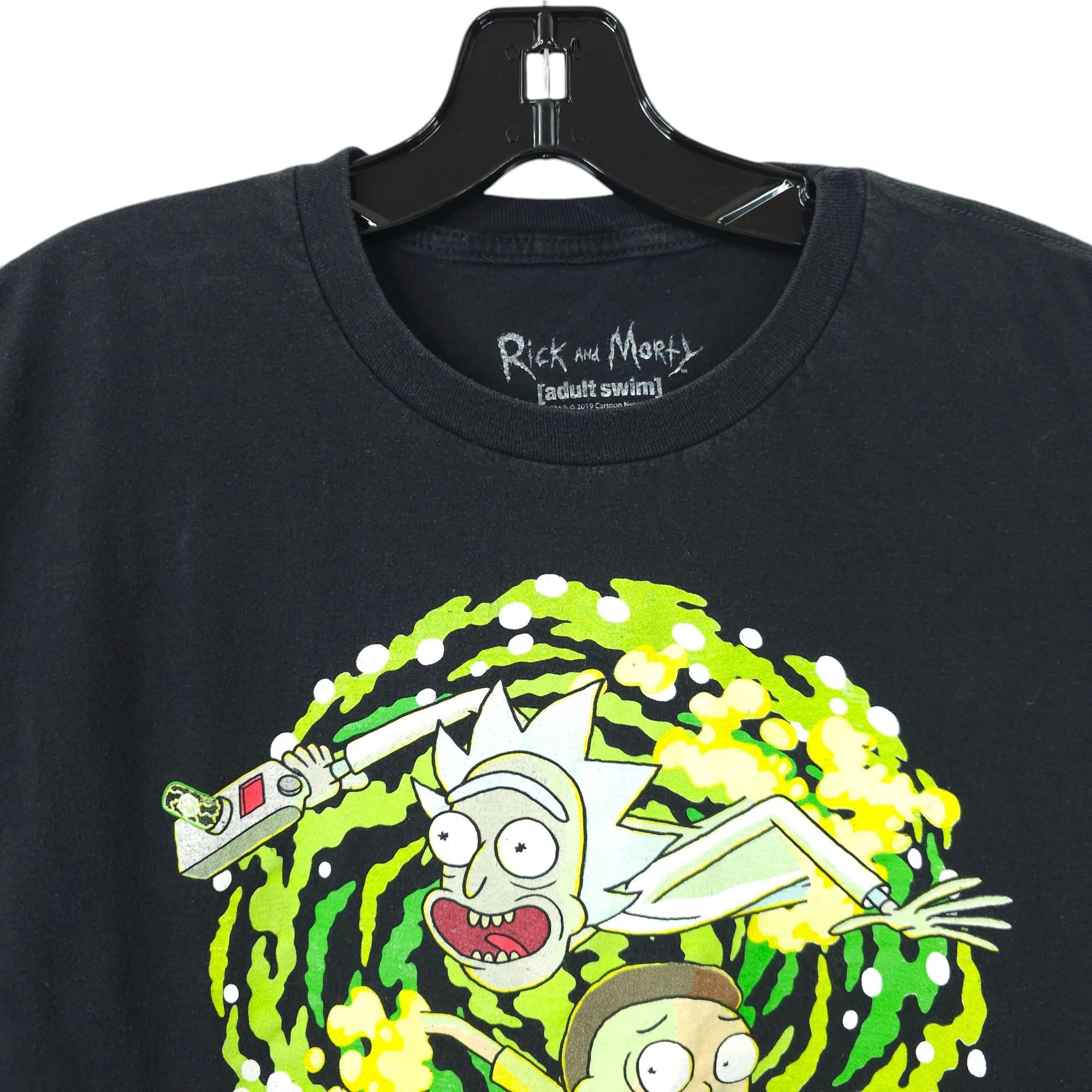 Ripple Junction Cartoon Network Rick Morty Portal Graphic T Shirt Mens XL Size US XL / EU 56 / 4 - 8 Thumbnail