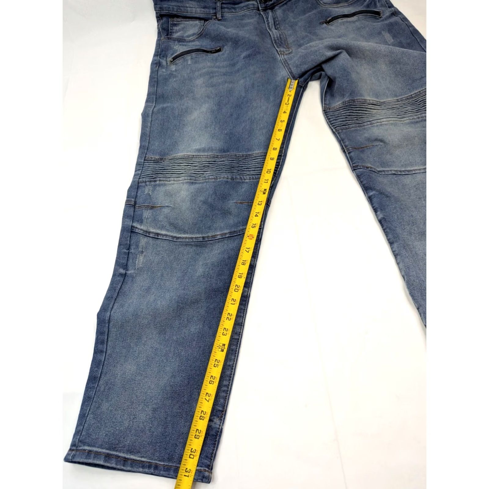 Rocawear VINTAGE Rocawear Baggy Wide-Leg Jeans Men 44x31 Distressed Blue Rocawear Baggy Jeans Wide-Leg Men 44x31 Distressed Blue Hip Hop Grunge Logo 90s Mens Size US 44 / EU 60 - 6 Thumbnail