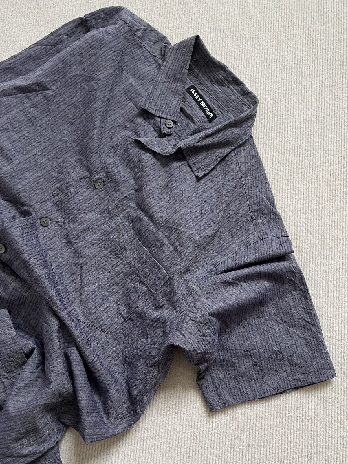 Vintage Issey Miyake textured shirt Size US M / EU 48-50 / 2 - 1 Thumbnail
