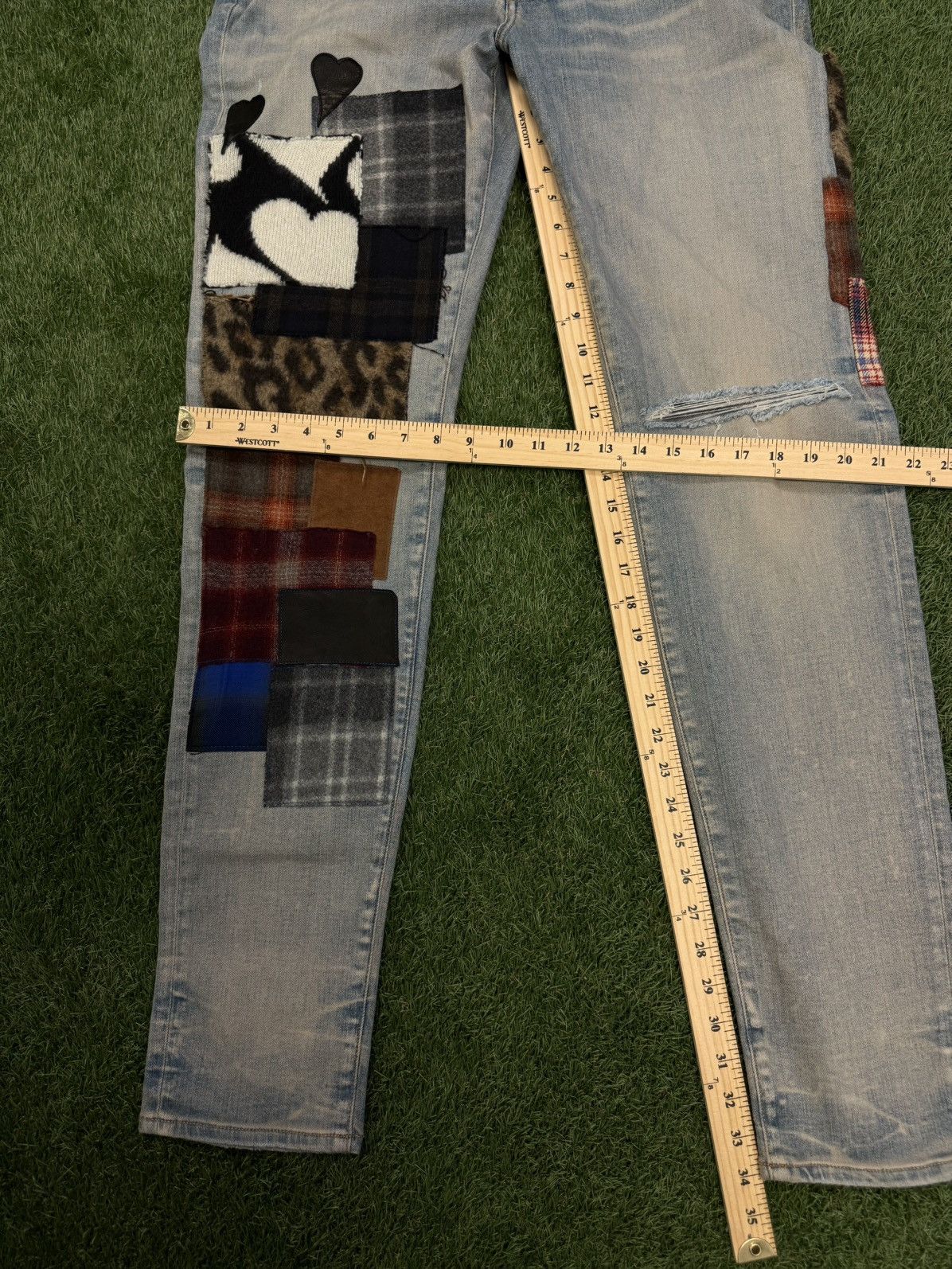 Amiri Amiri Art Patch Denim Pants Size 36 CLEAN 🧼 Size US 36 / EU 52 - 18 Thumbnail