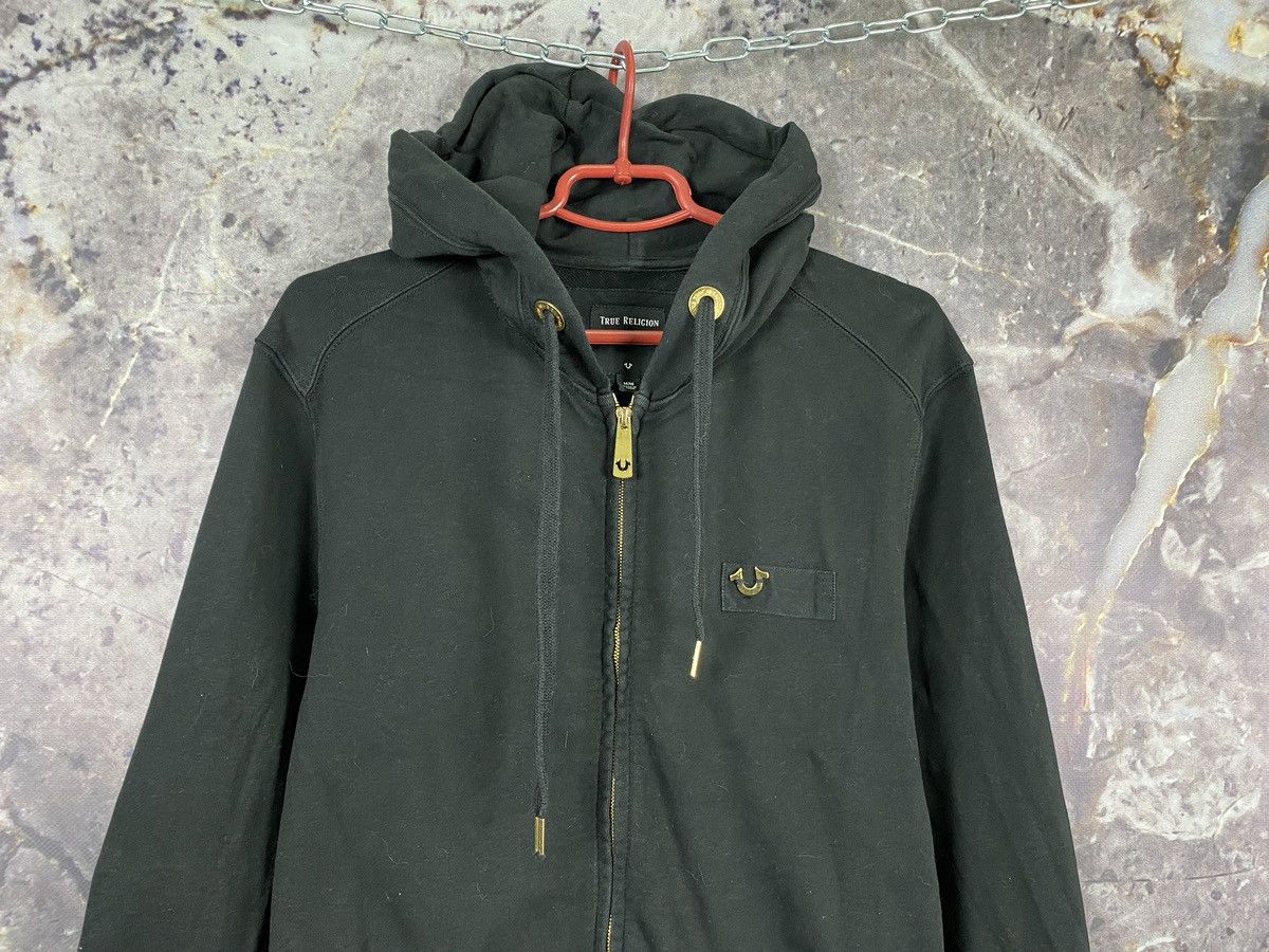 True Religion × Vintage Men’s True Religion Hoodie Black Streetwear Size Medium Size US M / EU 48-50 / 2 - 2 Thumbnail