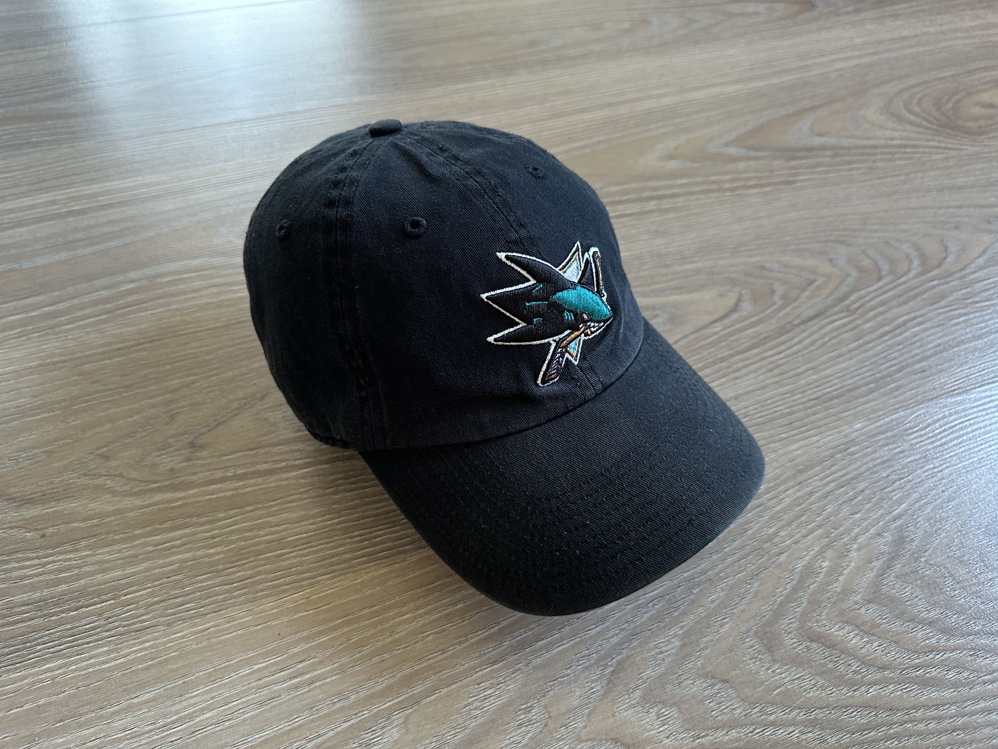 47 Brand × NHL Vintage San Jose Sharks By 47 Brand Black Baseball Cap Size ONE SIZE - 4 Thumbnail