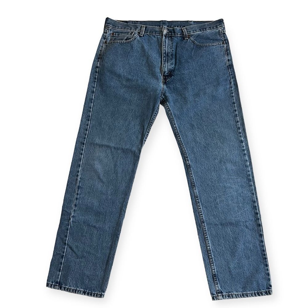Levi's Levi's 505 Blue Jeans Straight Leg 42x30 Size US 42 / EU 58 - 2 Thumbnail