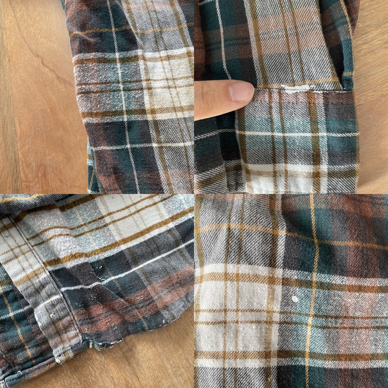 Vintage VINTAGE L.L. Bean Flannel Shirt Mens XL Plaid Button-Down Long Sleeve Work 90s USA Size US XL / EU 56 / 4 - 8 Thumbnail