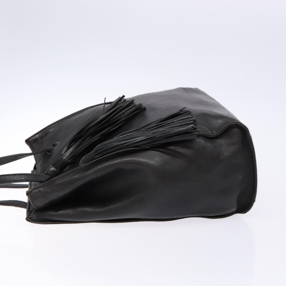 Prada PRADA Hand Bag Leather Black Size ONE SIZE - 5 Thumbnail