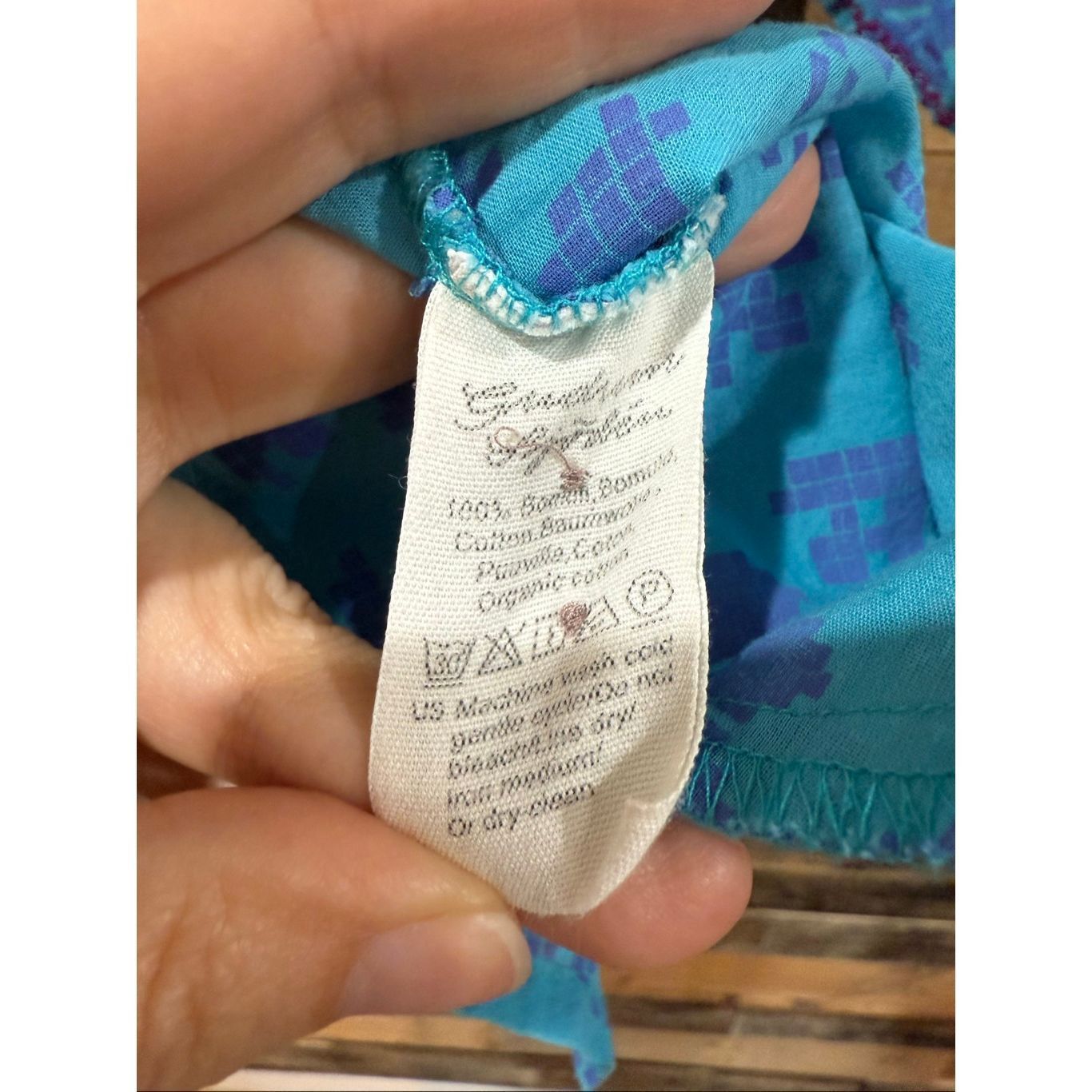 Guru Gudrun Sjoden teal button front embroidery tunic blouse top pockets size Small Size S / US 4 / IT 40 - 5 Thumbnail