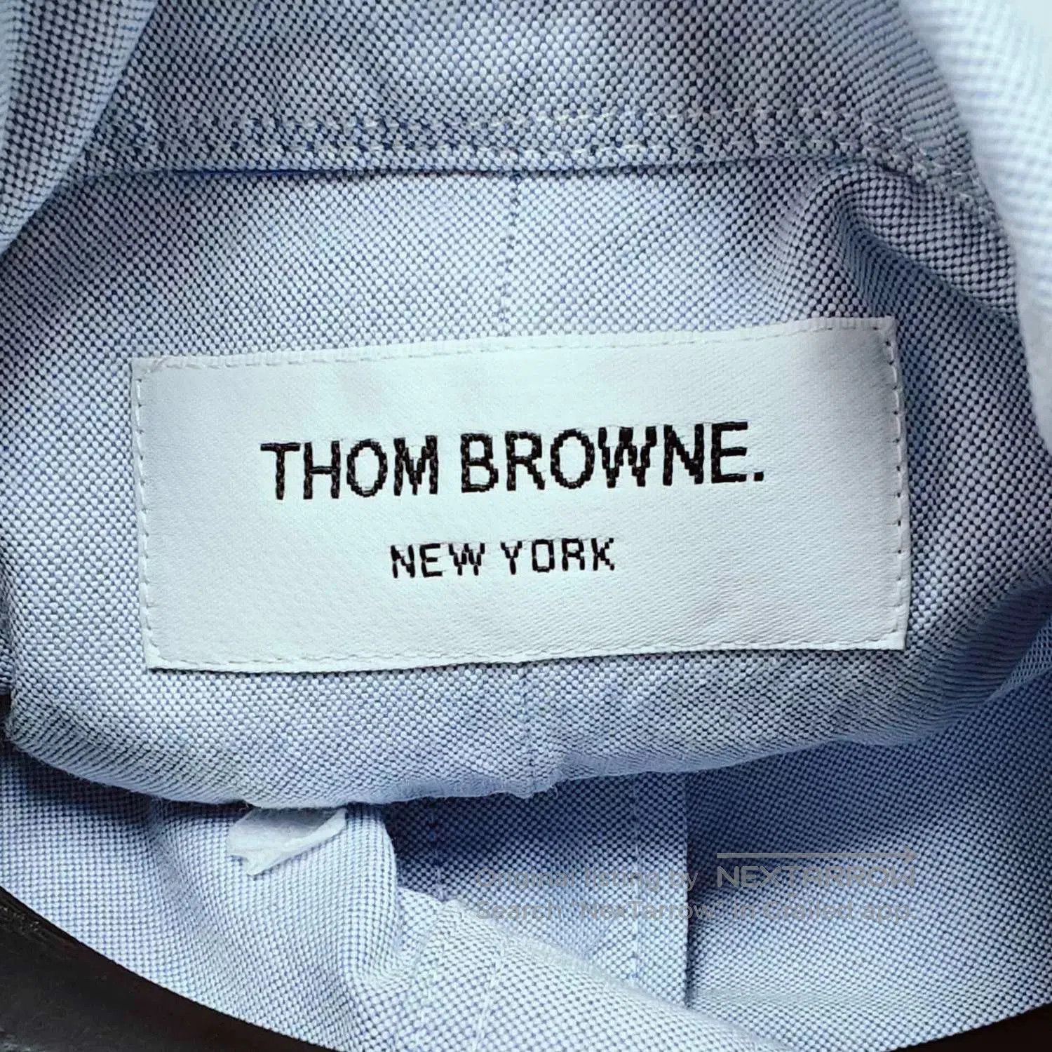 Thom Browne TB Thom Browne Light Blue Oxford Shirt. Size US S / EU 44-46 / 1 - 3 Thumbnail