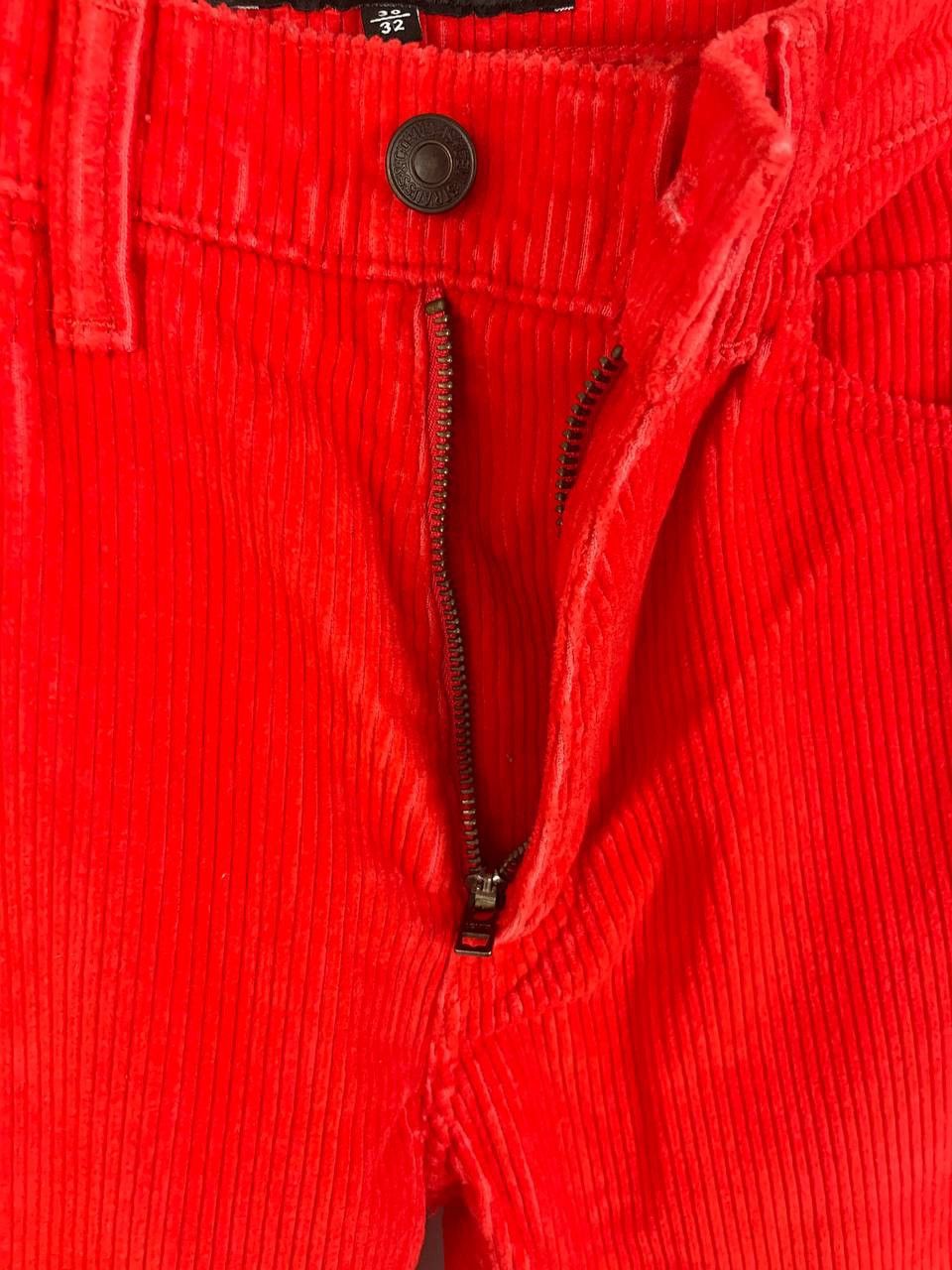 Gosha Rubchinskiy Gosha Rubchinskiy x Levi’s Red Corduroy Pants Size US 30 / EU 46 - 6 Thumbnail