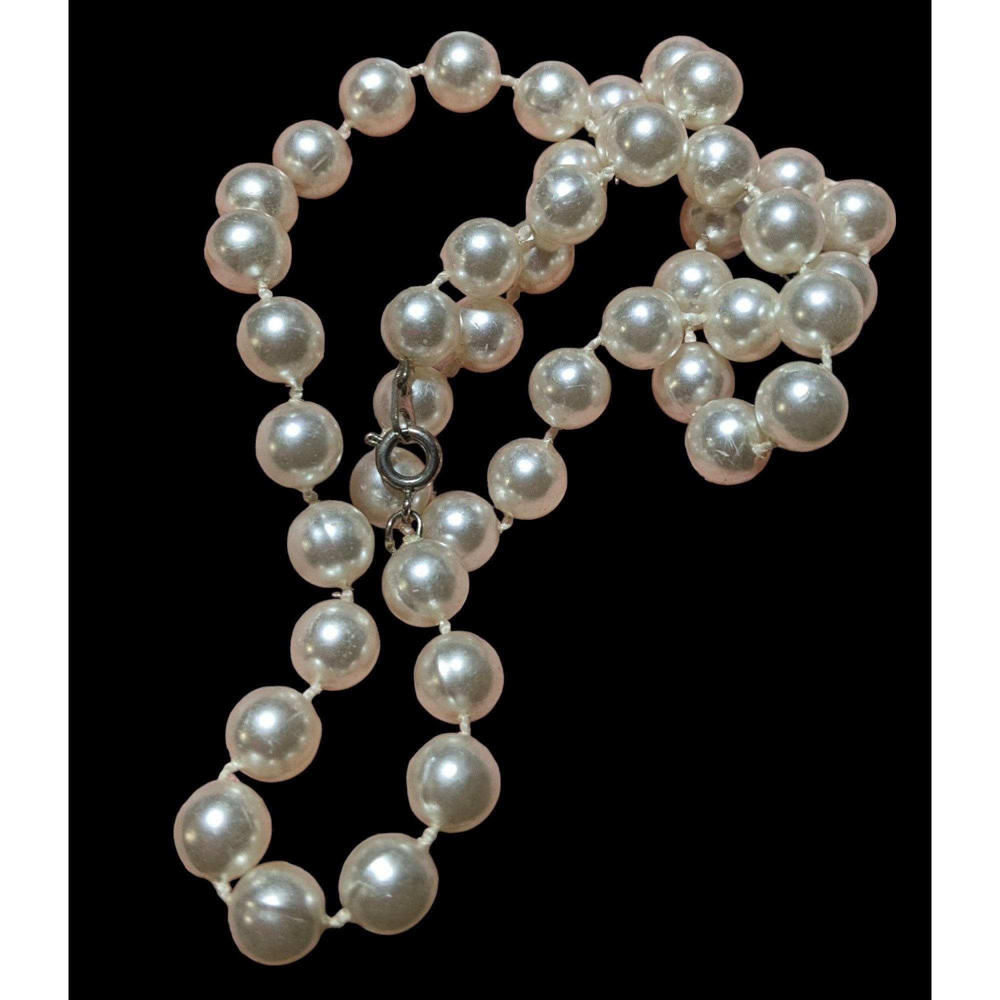 Other Simple Elegant White Faux Pearl Necklace Size ONE SIZE - 3 Thumbnail