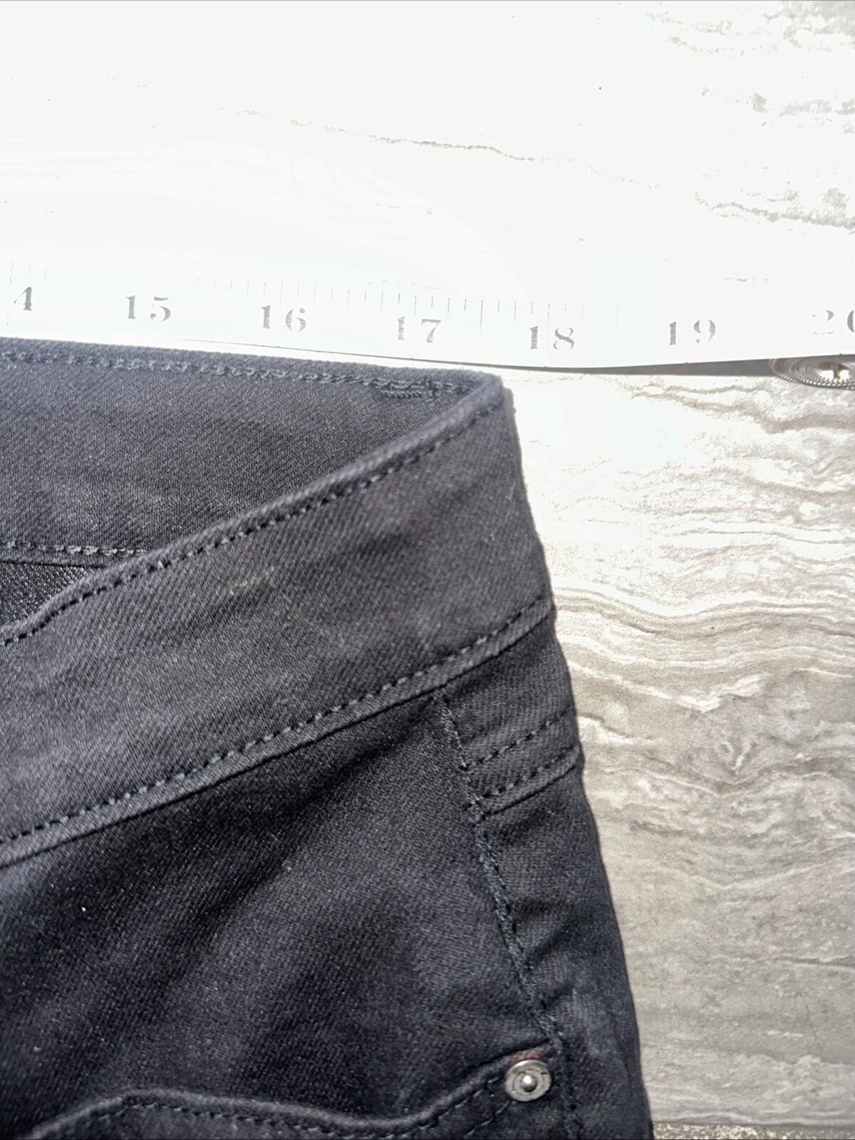 Other Terra & Sky Jeans Size 16W Black Denim Straight Leg Stretch Size 38" / US 16 / IT 52 - 6 Thumbnail