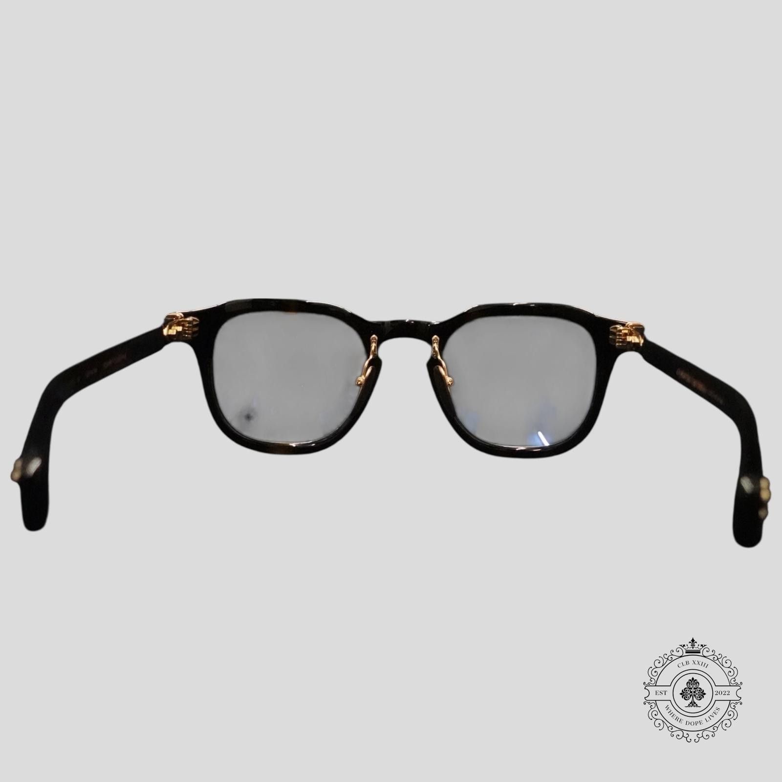 Chrome Hearts Chrome Hearts Chirp Chirp-A Sunglasses in Tortoise/Gold Size ONE SIZE - 4 Thumbnail