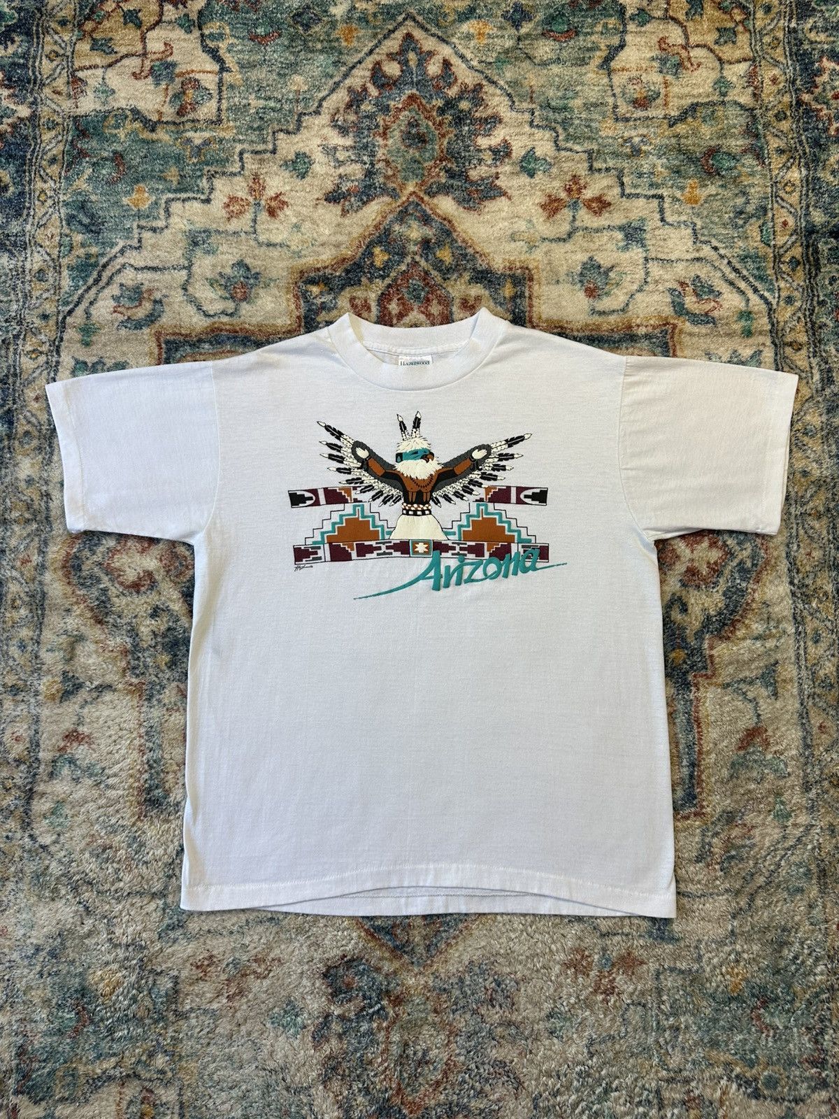 Vintage Vintage Arizona Aztec T-shirt Large Size US L / EU 52-54 / 3 - 1 Thumbnail