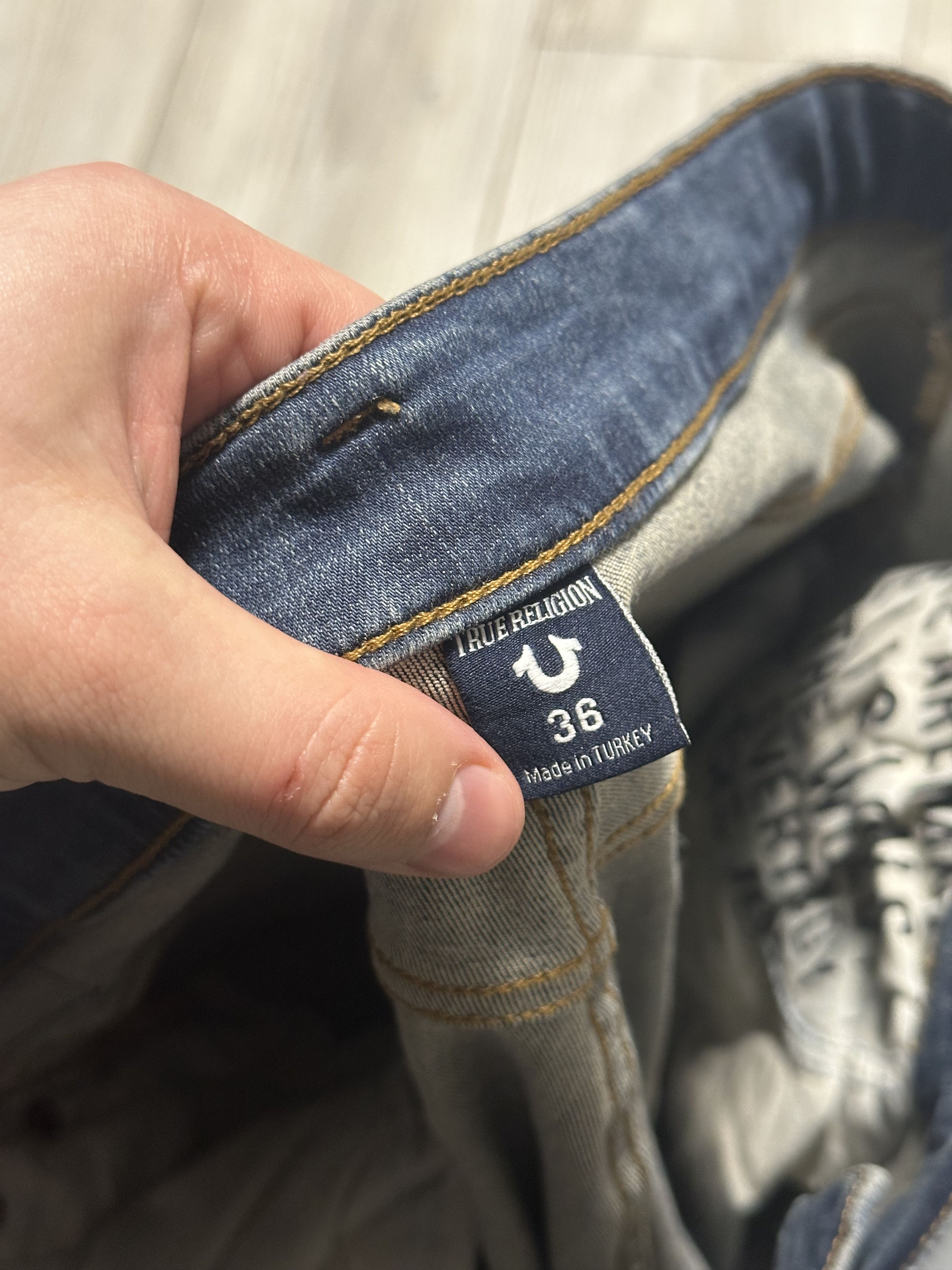 True Religion True Religion Rocco Relaxed Skinny Denim Jeans Size 36 Size US 36 / EU 52 - 8 Thumbnail