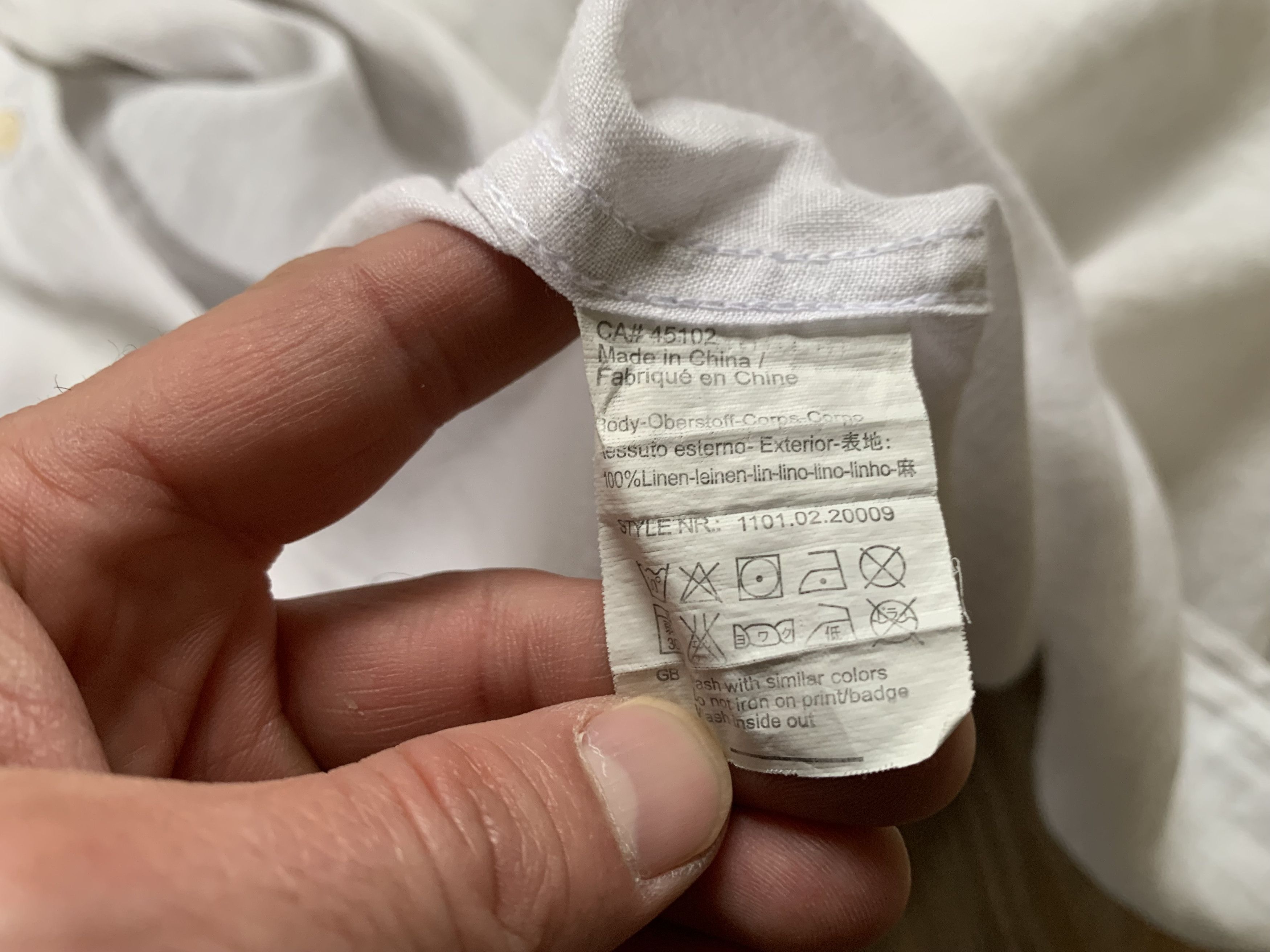 Designer × Scotch & Soda Scotch & Soda Linen Long Sleeve Shirt Size US XXL / EU 58 / 5 - 11 Thumbnail