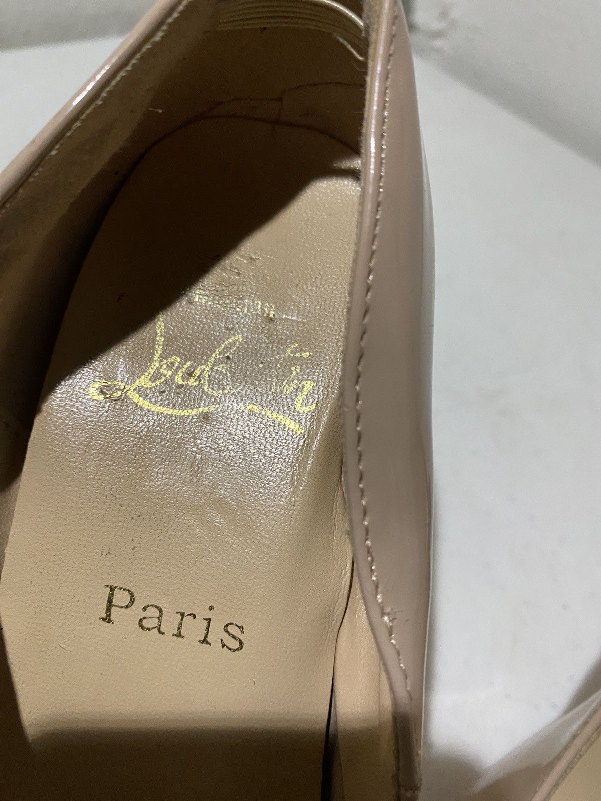 Christian Louboutin Nude Red Bottom Size US 9 / IT 39 - 3 Thumbnail