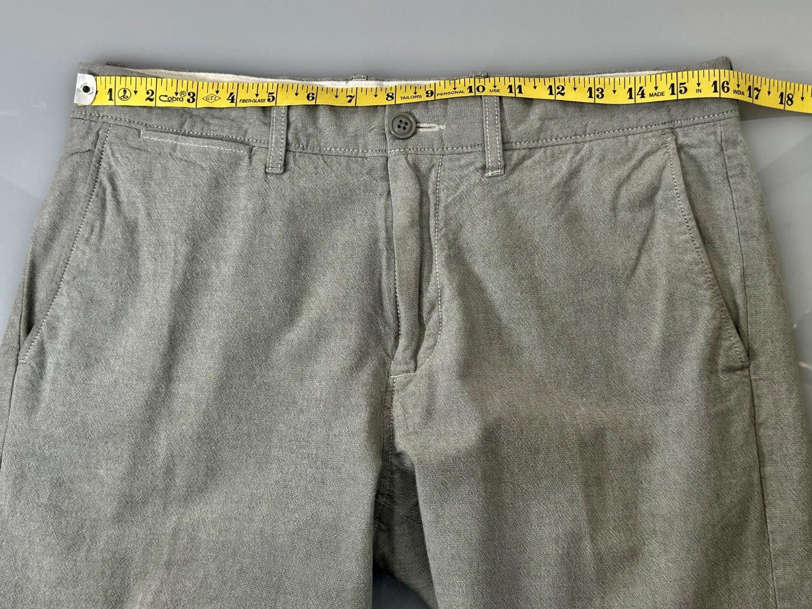 J.Crew J. Crew Men's 32/30 Gray Stretch 484 Slim Chinos Size US 32 / EU 48 - 4 Thumbnail
