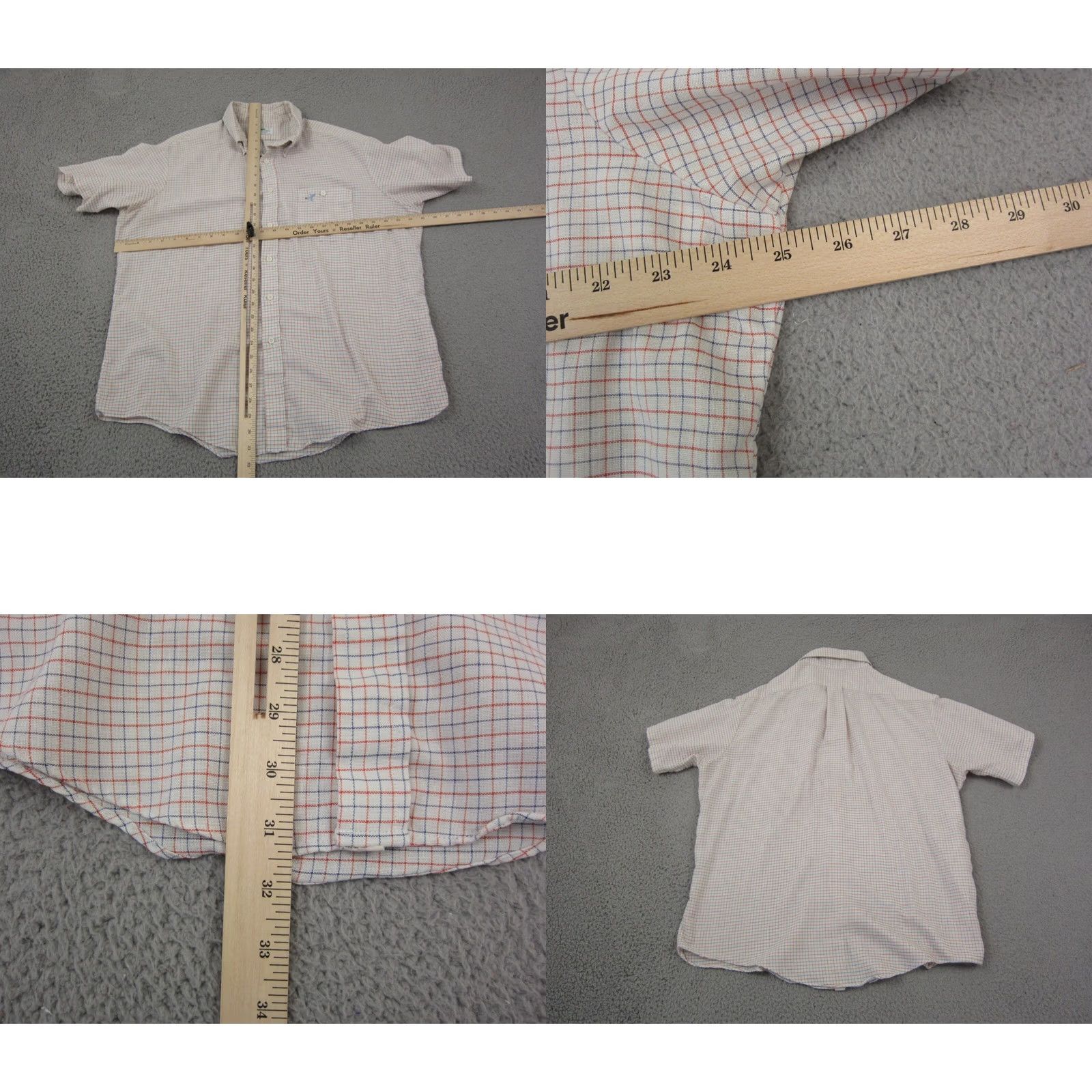 Vintage VINTAGE Hampton Shirt Mens XL White Red Button Up Made in USA 70s Raintree Southern Shirt Mens XL White Red Button-Up 80s 90s Classic Outdoor Casual Size US XL / EU 56 / 4 - 8 Thumbnail