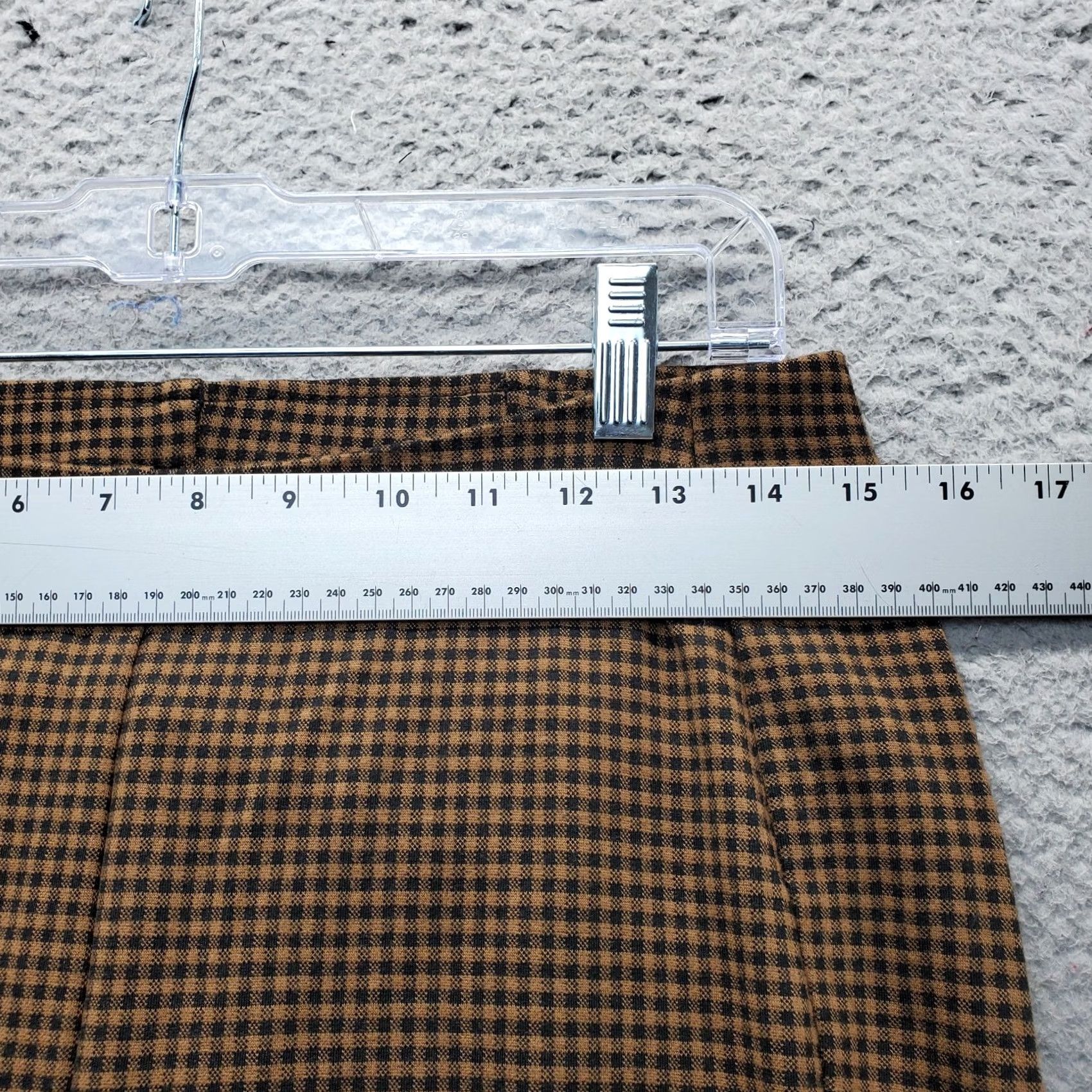 J. Jill J. Jill Ponte Leggings Women M Multi Gingham Stretch High Waist Seamless Pull On Size 32" / US 10 / IT 46 - 6 Thumbnail