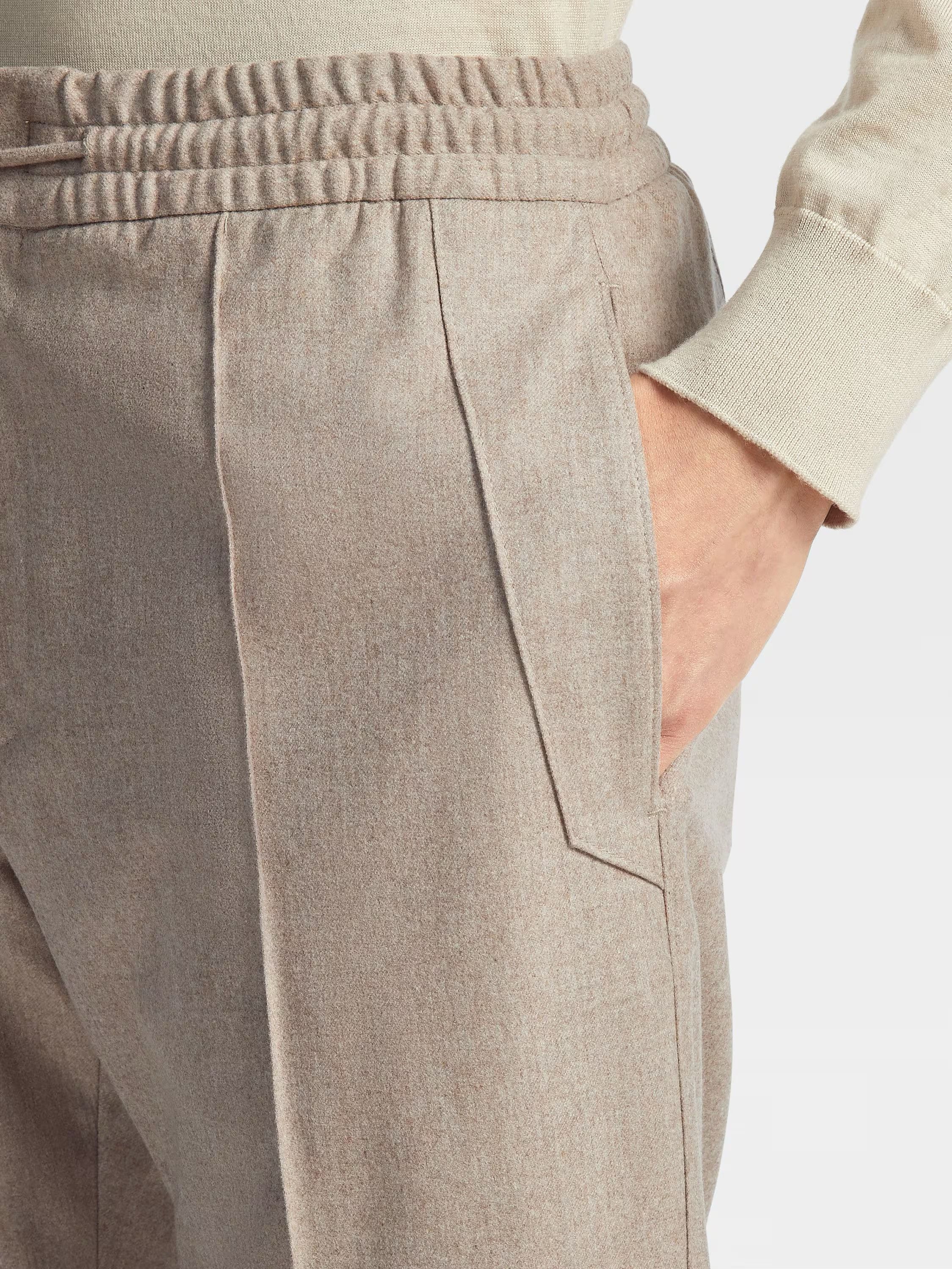 Ermenegildo Zegna UCI20A6-TT18-139 14MILMIL14 Wool Blend Joggers Size US 34 / EU 50 - 5 Thumbnail