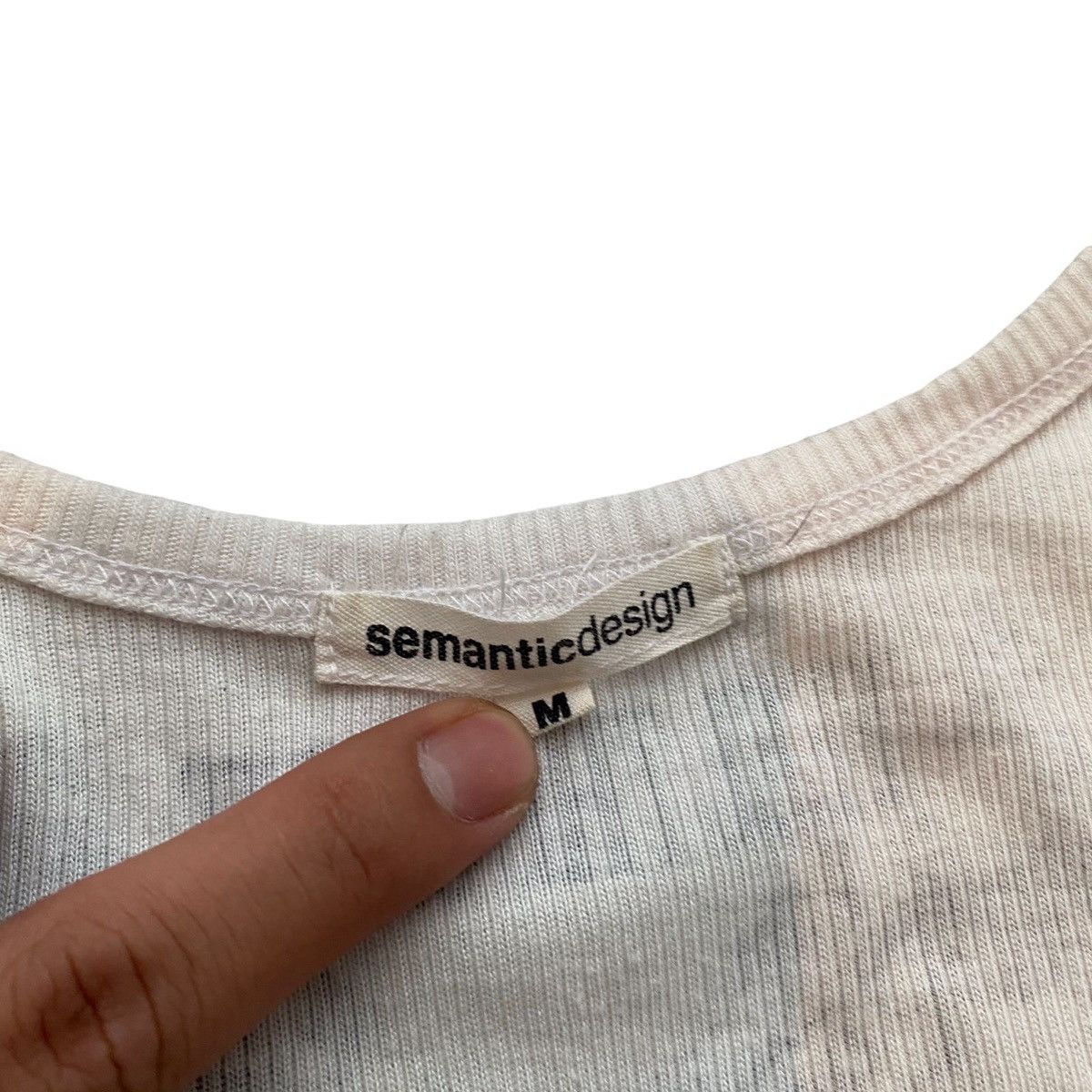 Beauty Beast × If Six Was Nine × Le Grande Bleu (L.G.B.) 2000's Semantic Design Poem Tanktop Size US M / EU 48-50 / 2 - 8 Thumbnail