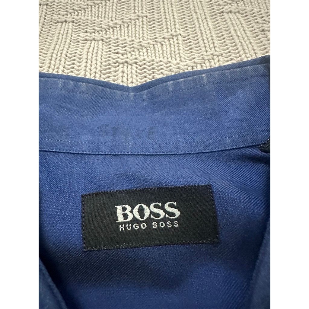 Hugo Boss Hugo Boss blue button down size 16.5 Size US L / EU 52-54 / 3 - 4 Thumbnail