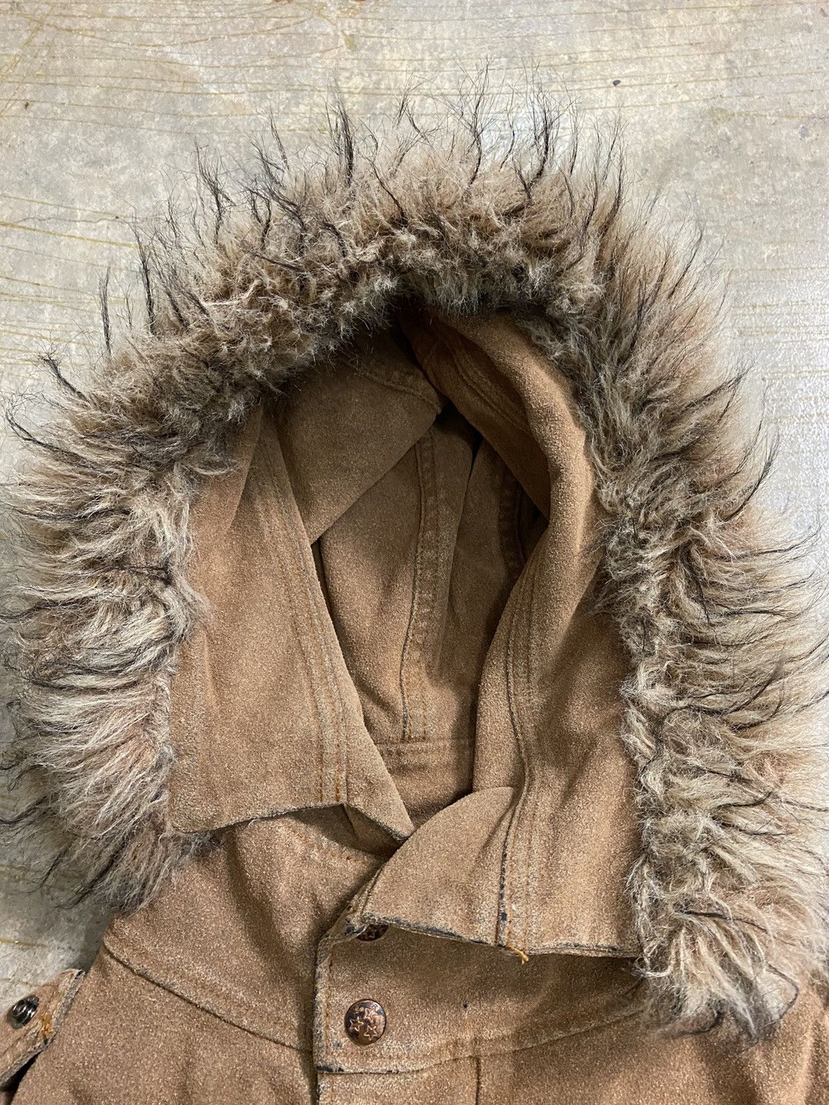 Beauty Beast Vtg OZONE ROCKS Hysteric suede leather fur jacket Size US S / EU 44-46 / 1 - 8 Thumbnail