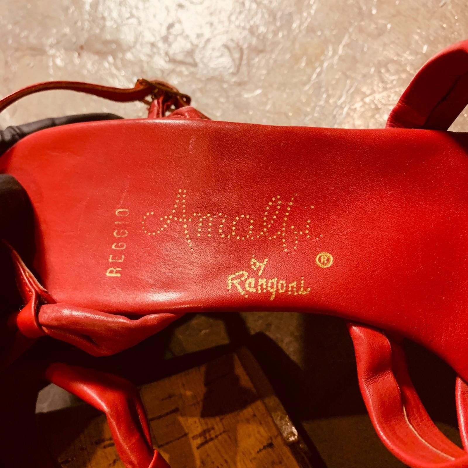 Designer Women’s 70’s Amalfi by Rangoni T-Strap Leather Sz.8.5 (G115) Size US 8.5 / IT 38.5 - 5 Thumbnail