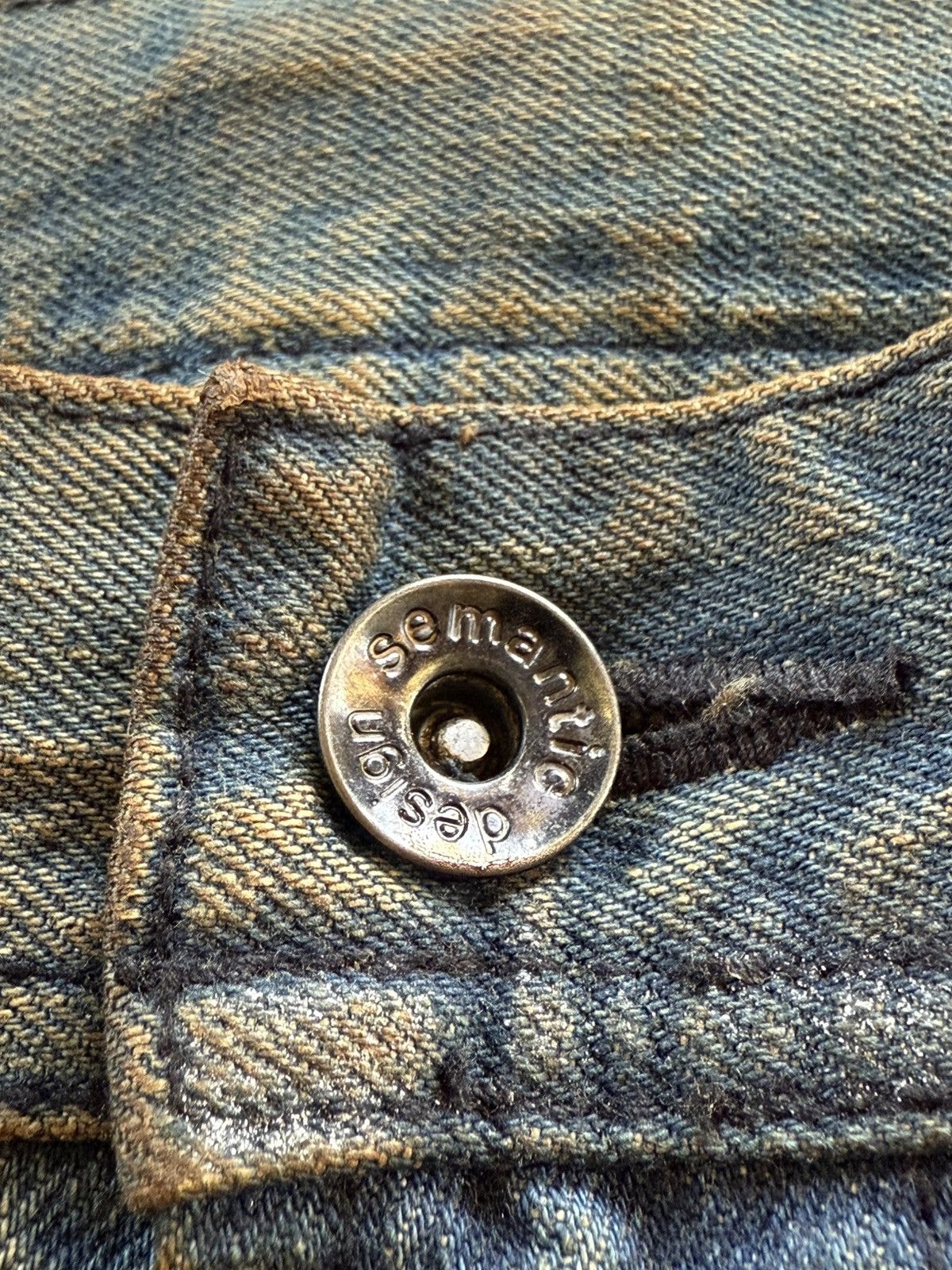 If Six Was Nine Flared Semantic Design Muddy Wash Claw Mark Jeans Size US 30 / EU 46 - 20 Thumbnail