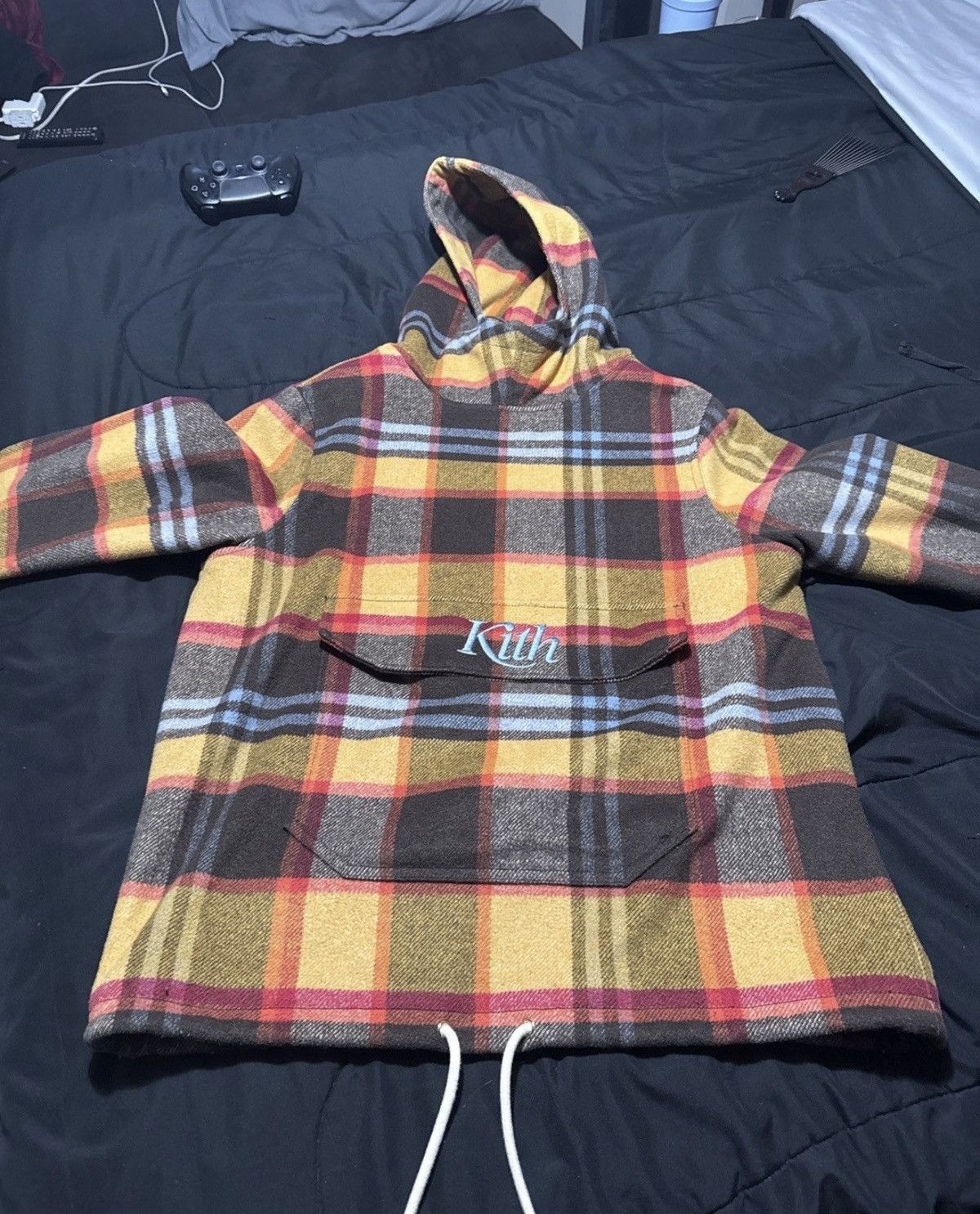 Kith Kith Harrison Wool Plaid Flannel Pullover Hoodie Size US S / EU 44-46 / 1 - 2 Thumbnail