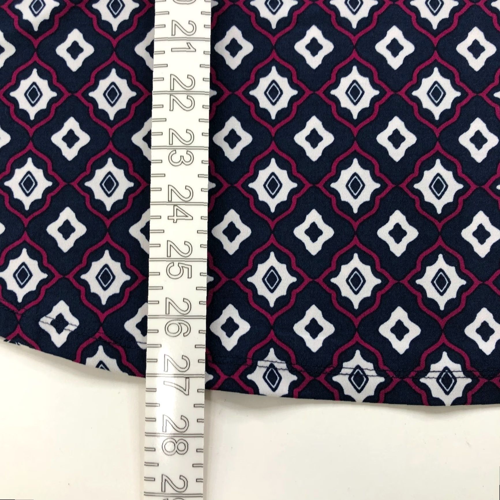 Charter Club Charter Club Plus 1X Pullover V-Neck Blouse Tunic 3/4 Sleeve Geometric All Over Print MINT Womens Size XL / US 12-14 / IT 48-50 - 6 Thumbnail