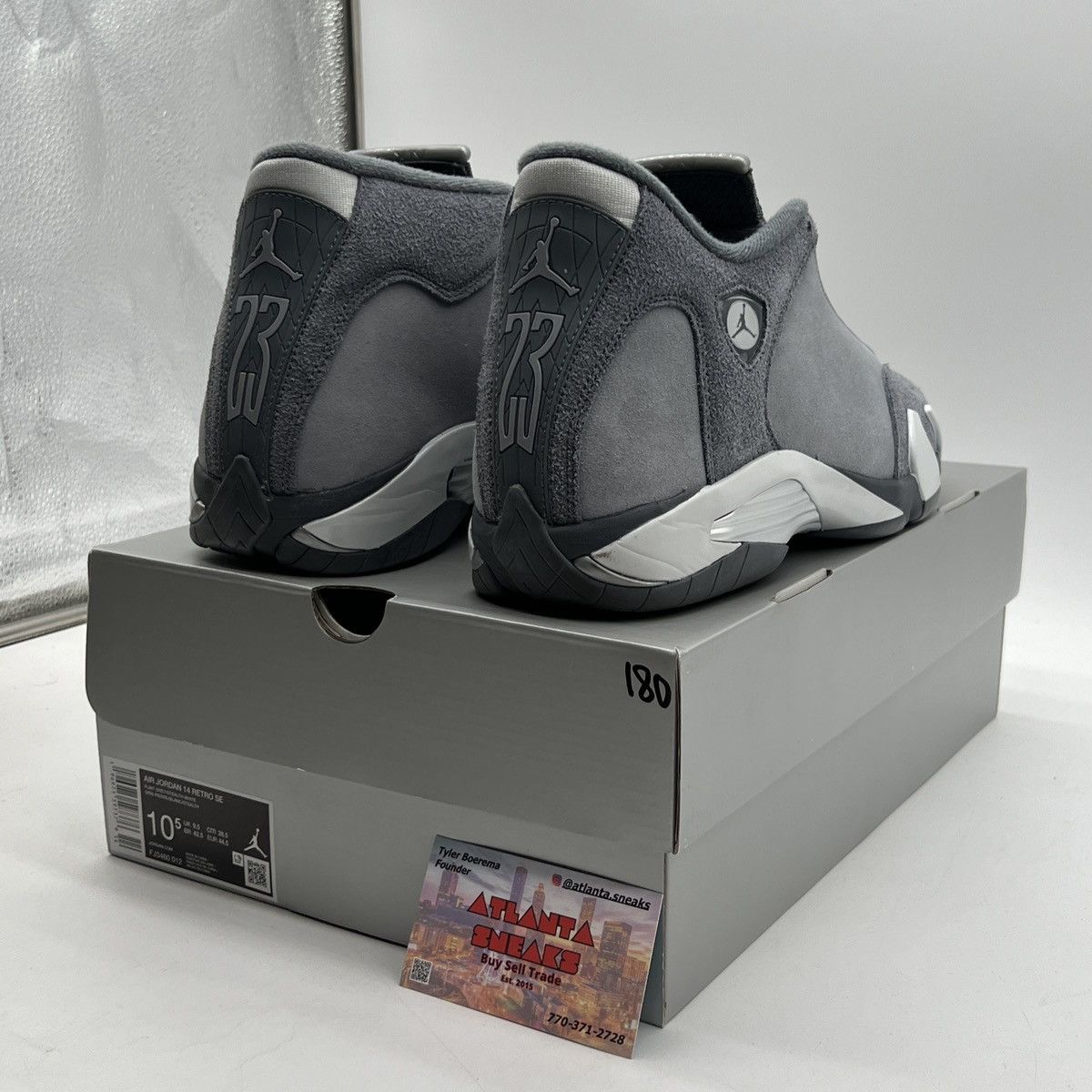 Jordan Brand Air Jordan 14 flint grey Size US 10.5 / EU 43-44 - 5 Thumbnail
