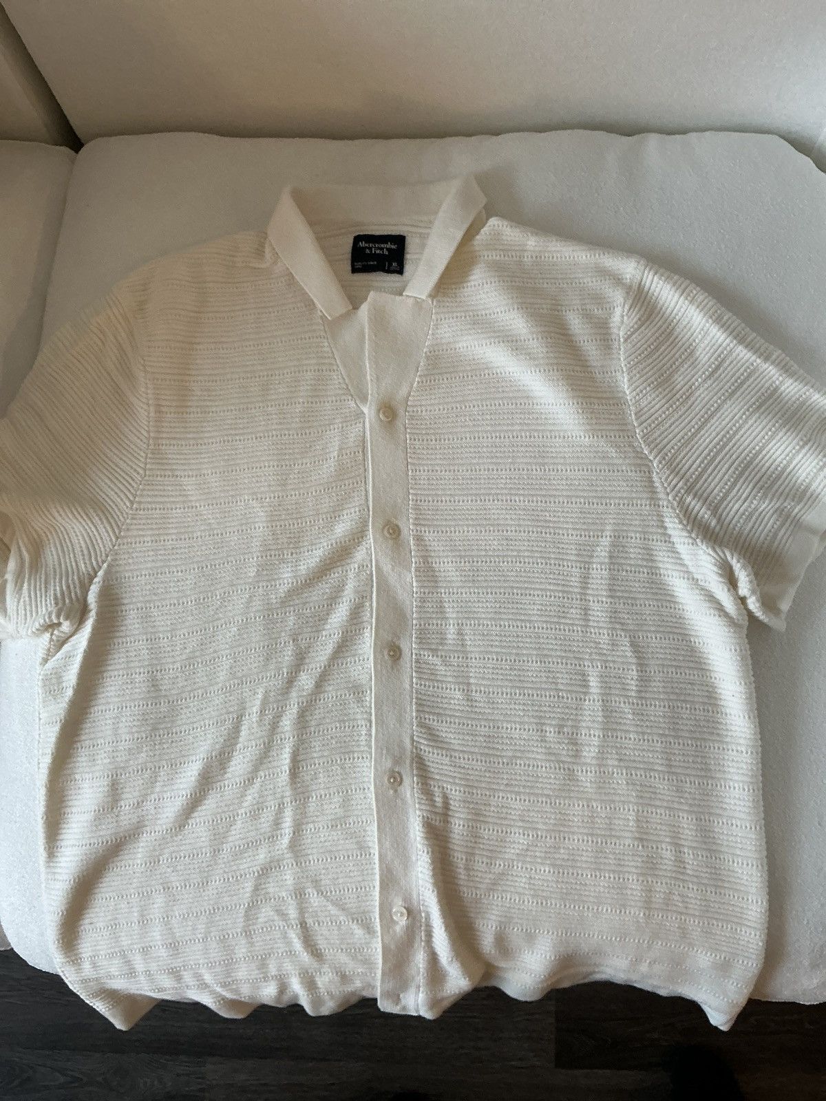 Abercrombie & Fitch Short Sleeve Mens Button Down T Shirt Collared Size US XL / EU 56 / 4 - 1 Preview