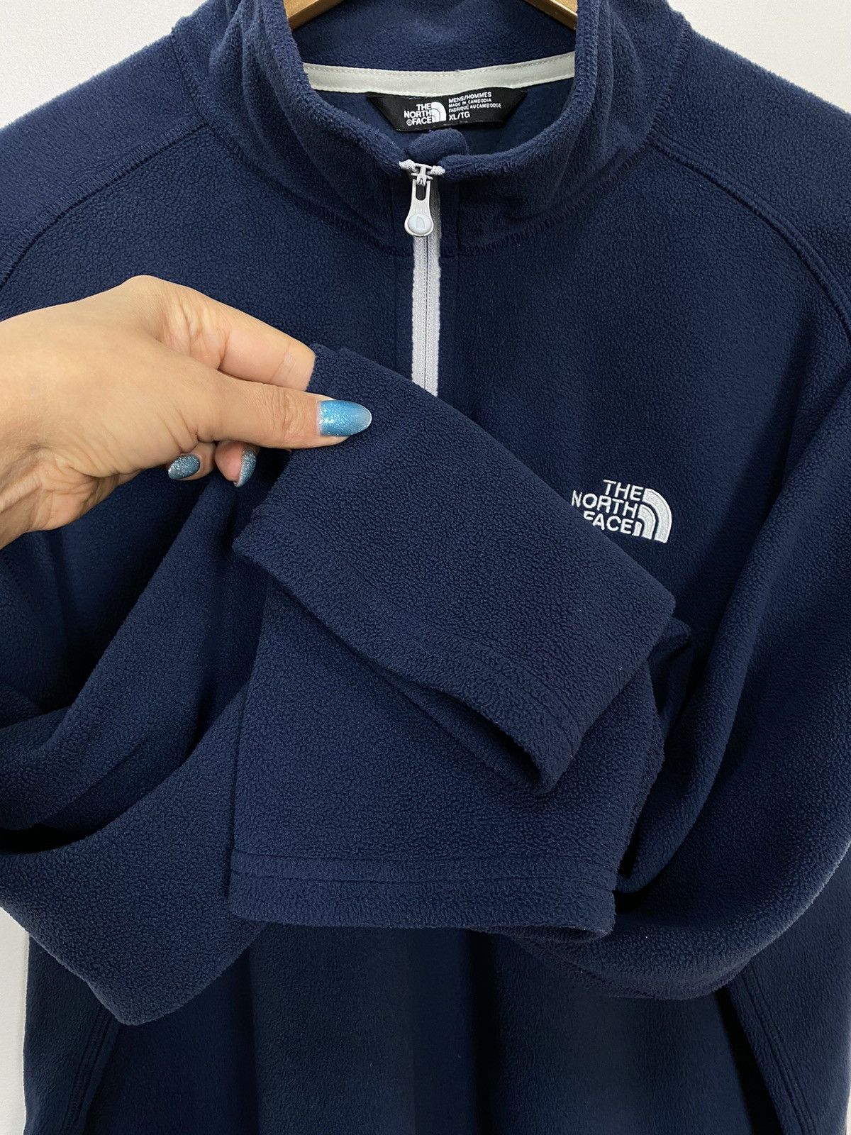 The North Face The North Face Polartec 1/4 Zip Fleece Jacket Size XL Blue Size US XL / EU 56 / 4 - 11 Thumbnail