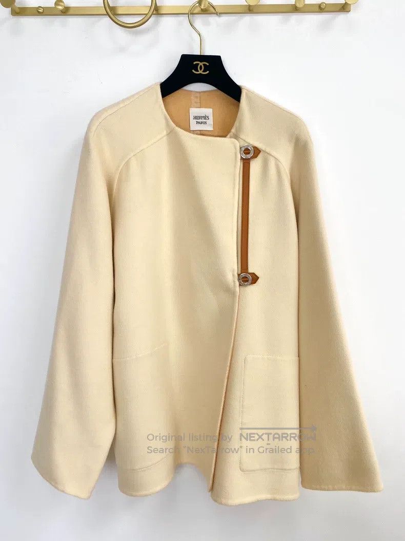 Hermes Hermes Cashmere Coat, Reversible Size XS / US 0-2 / IT 36-38 - 3 Thumbnail