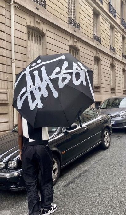 Stussy big discount logo umbrella