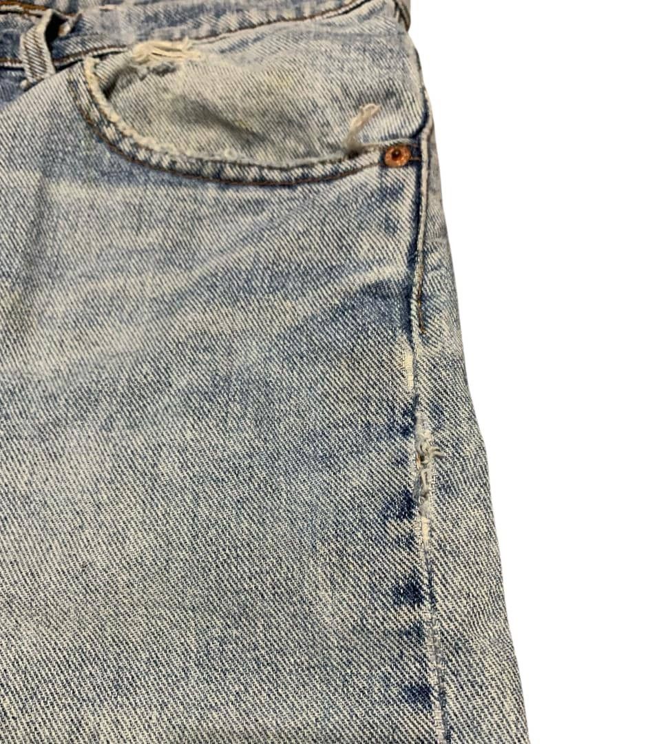 Levi's Vintage 90s Levis 512 Slim Taper Faded Blue Jeans Distressed Size US 33 - 7 Thumbnail